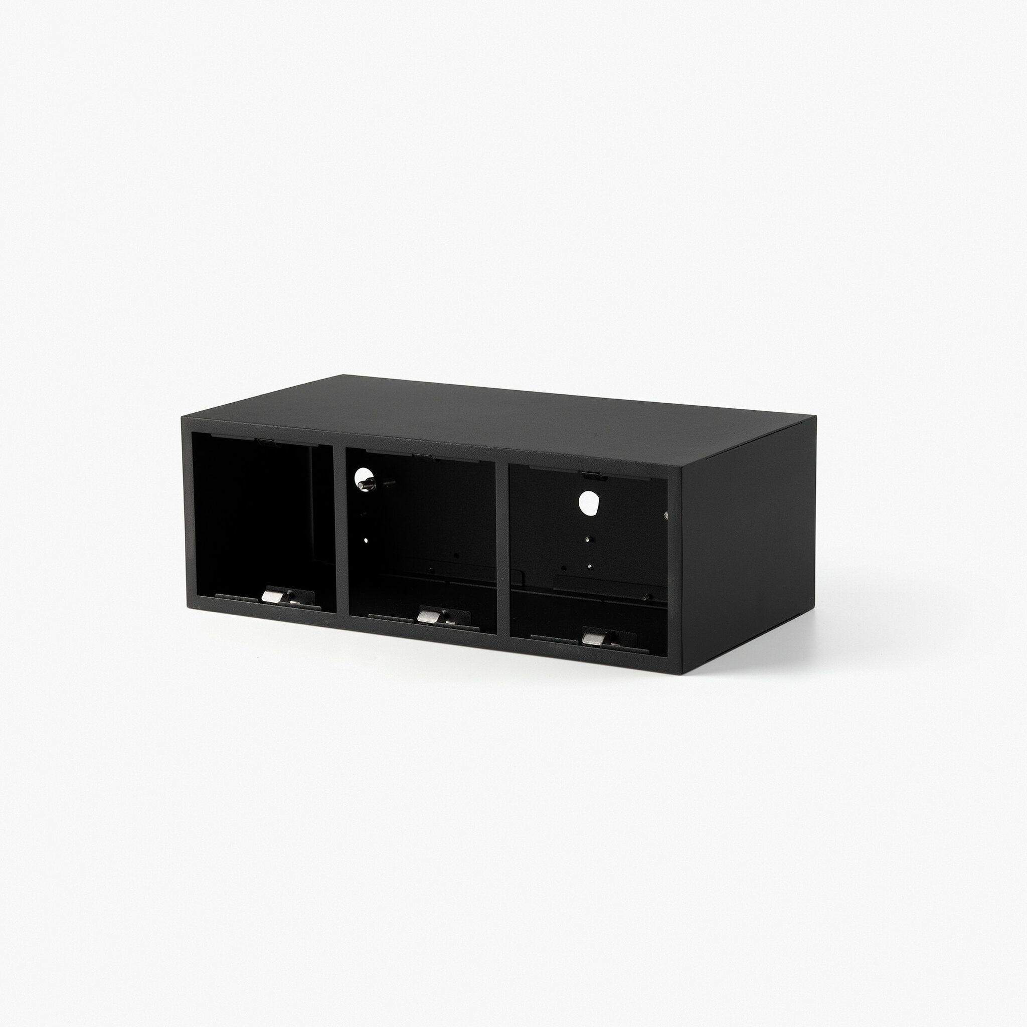 PODIUM Caja de superficie negro 3L