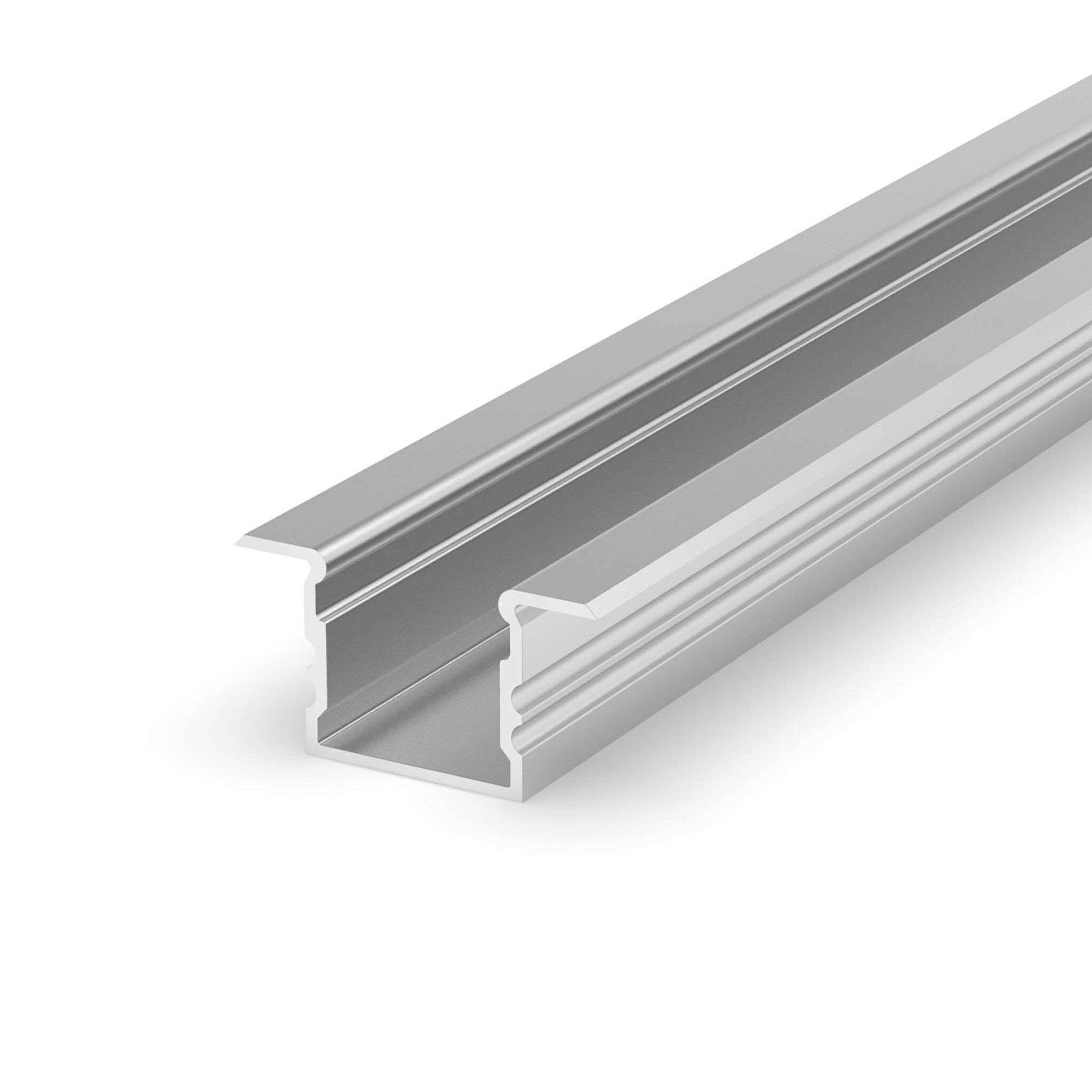 Perfil empotrar gris 2M