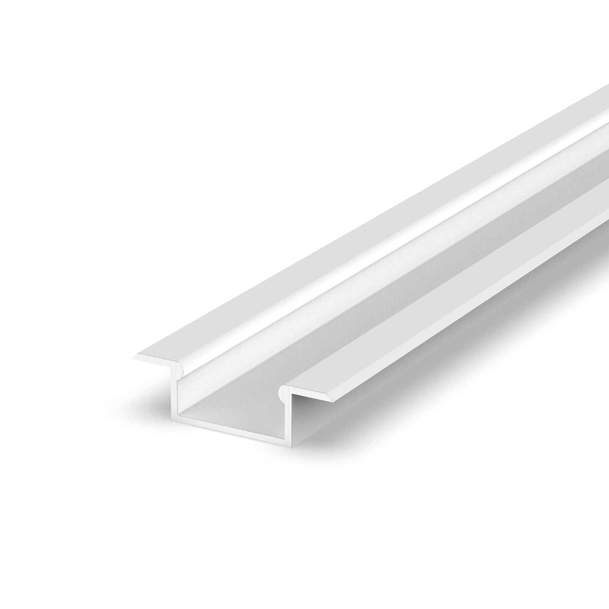 Perfil empotrar 8mm blanco 2M