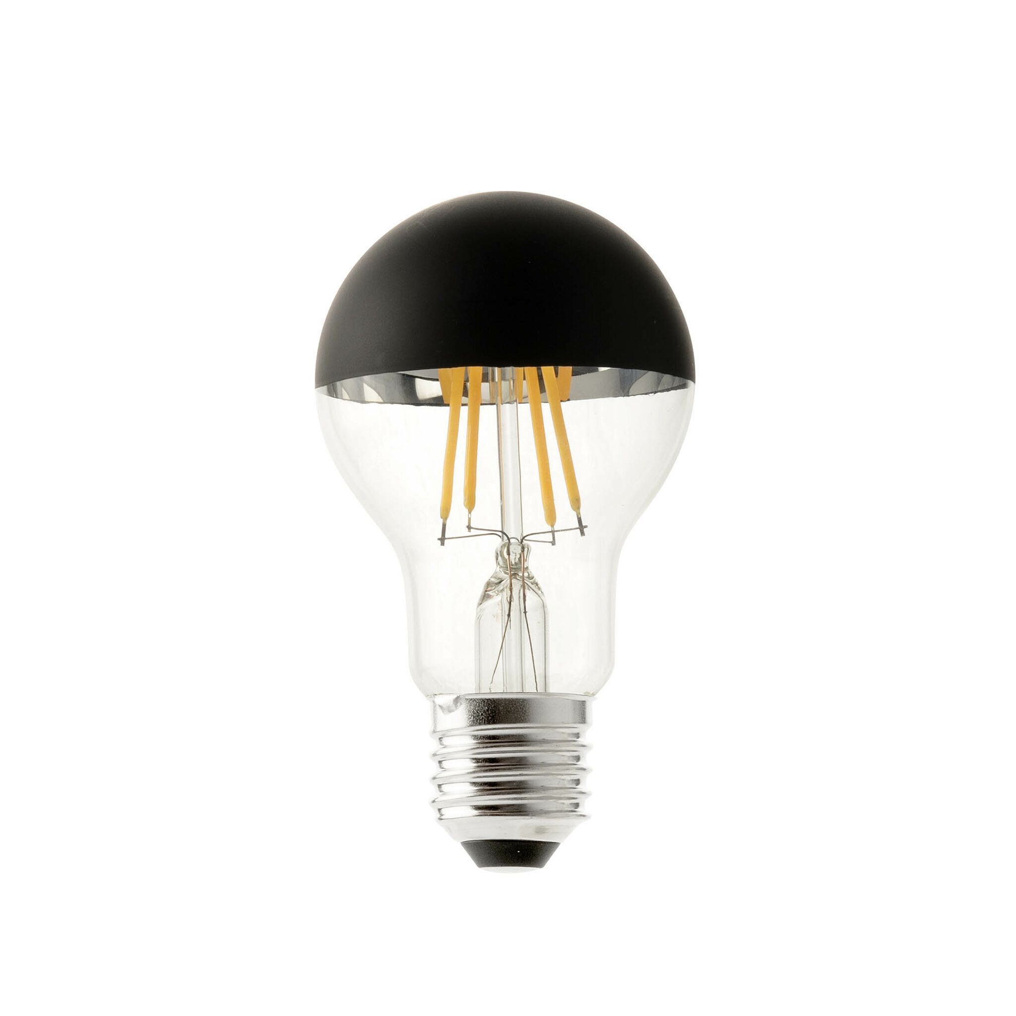 Bombilla A60 decorativa negro E27 4W 2700K DIMABLE