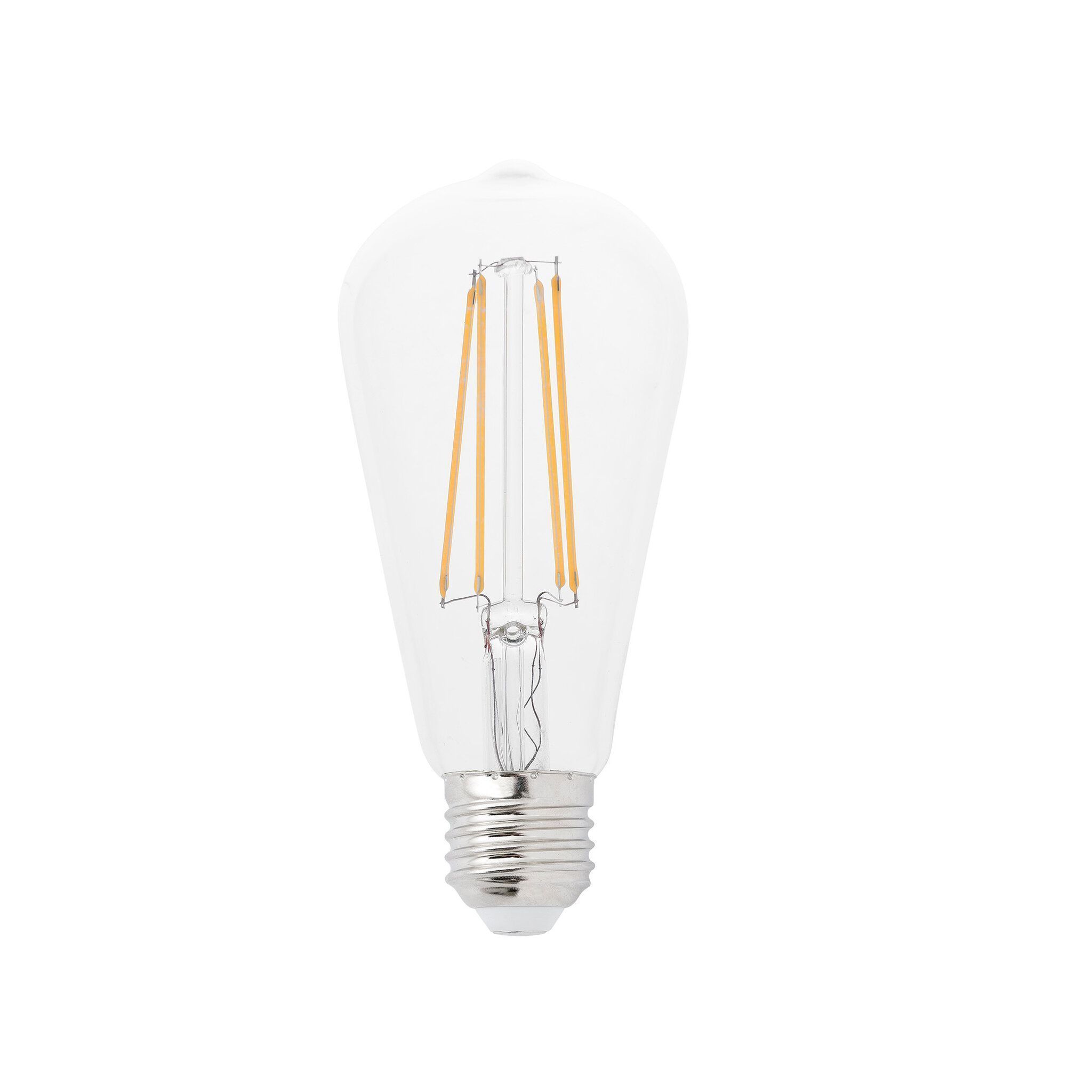 Bombilla pebetero filamento LED E27 4W 2700K