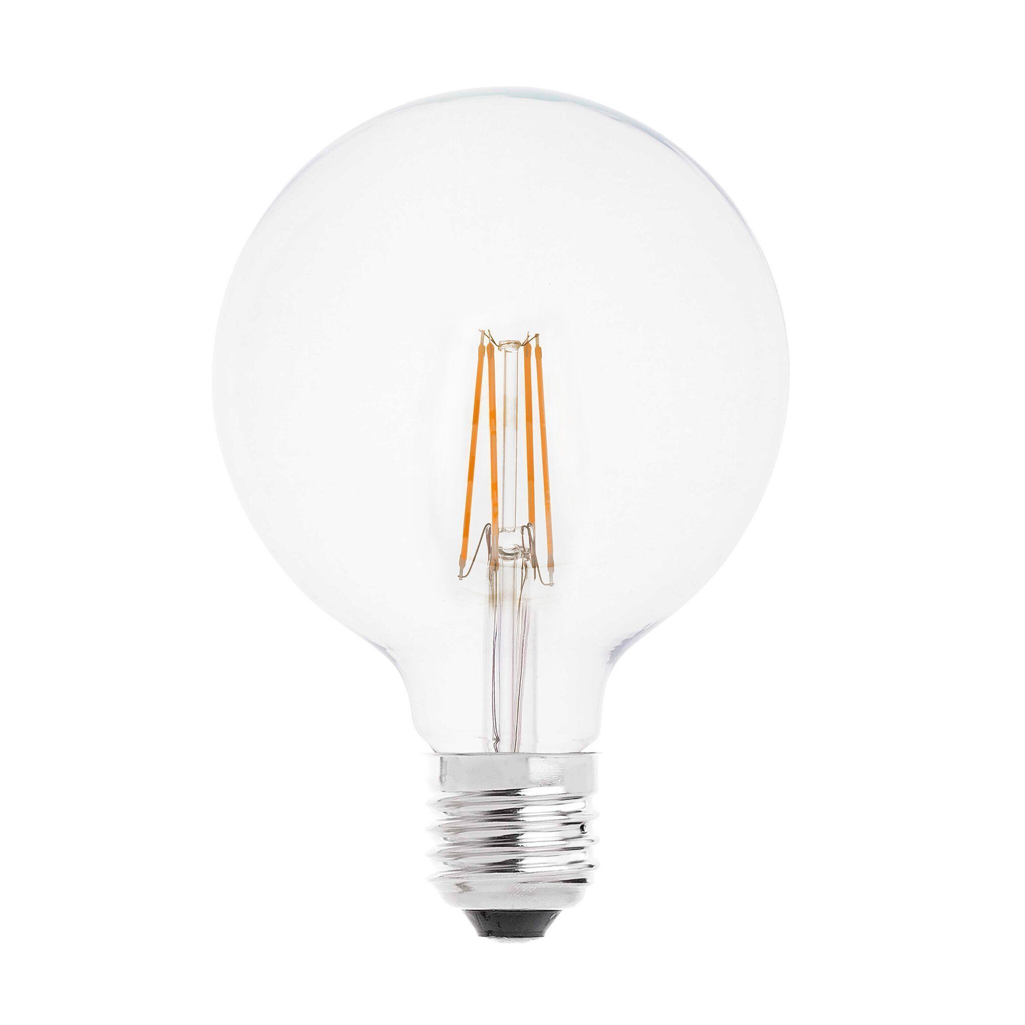 Bombilla globo filamento LED E27 4W 2700K