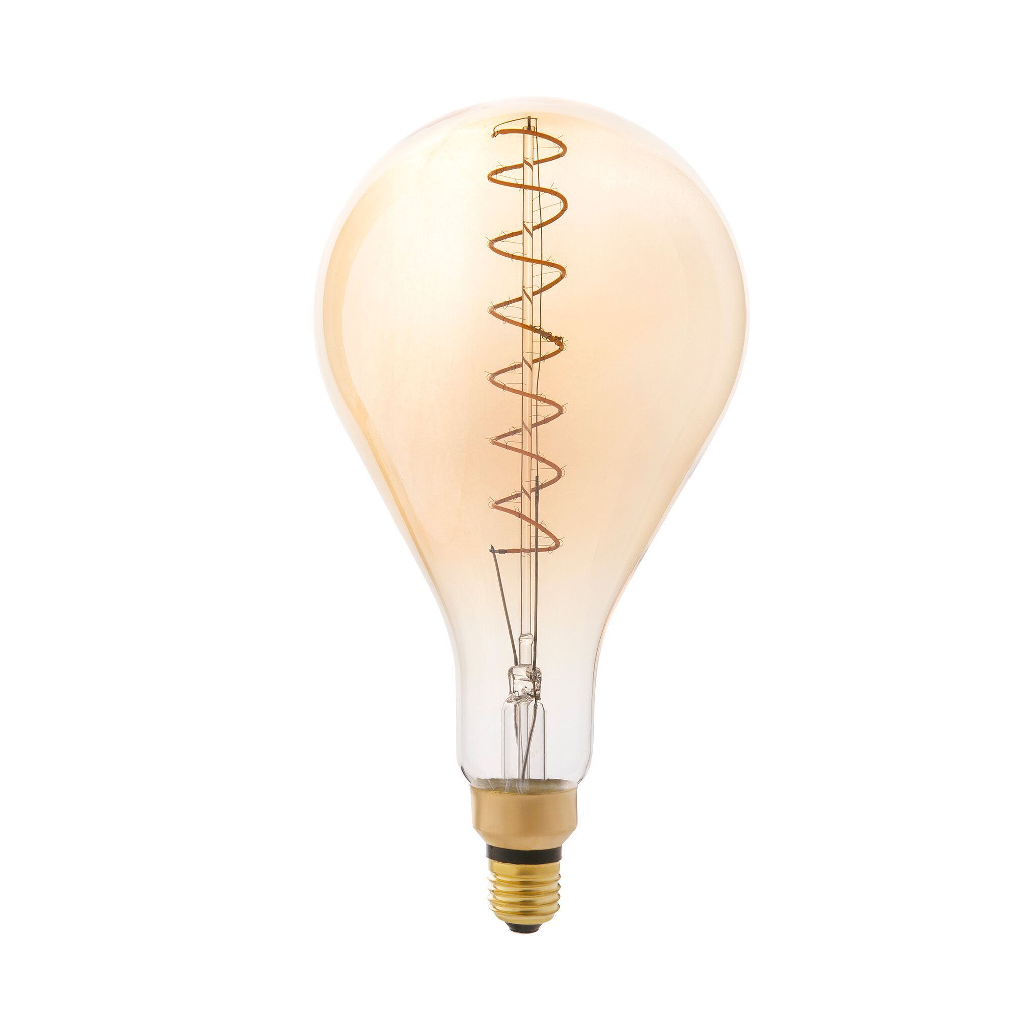 Bombilla A160 filamento LED ambar E27 5W