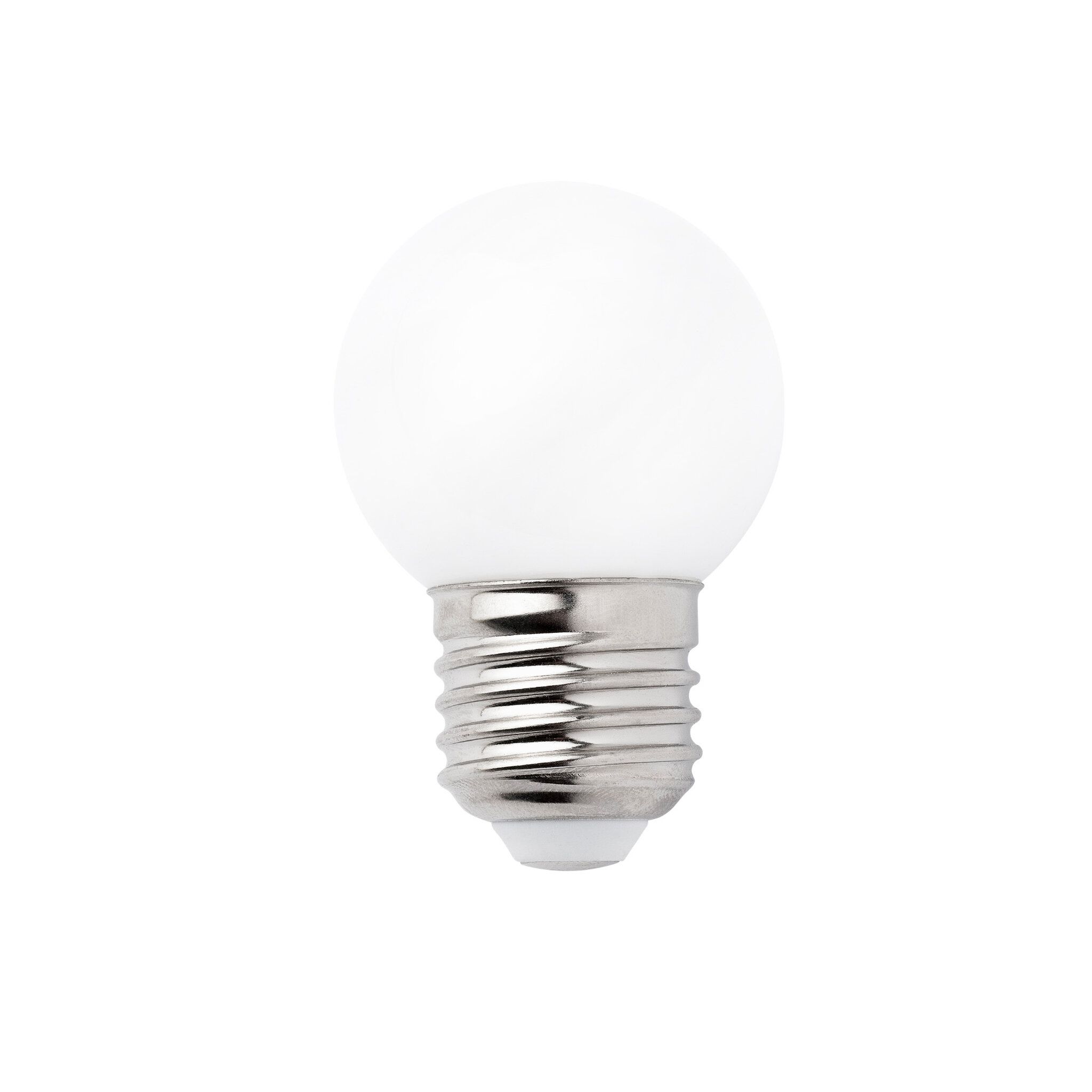 Bombilla G45 E27 mate LED 4,5W 2700K dimable