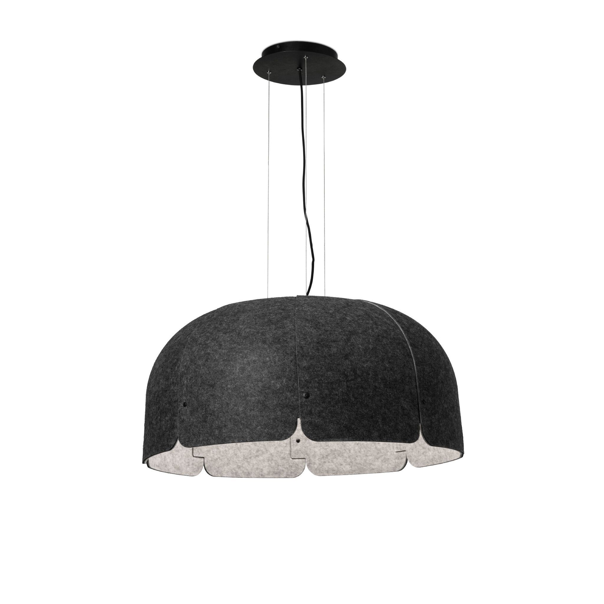 MUTE Lámpara colgante gris oscuro dimable 4000K