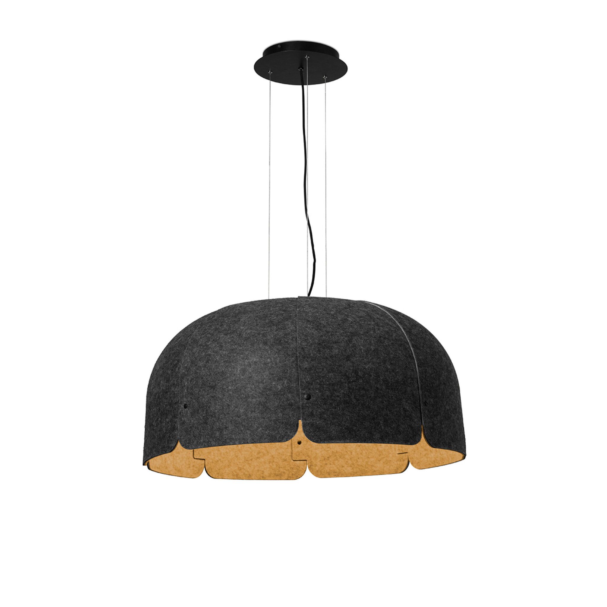MUTE Lámpara colgante marrón y gris oscuro dimable 4000K