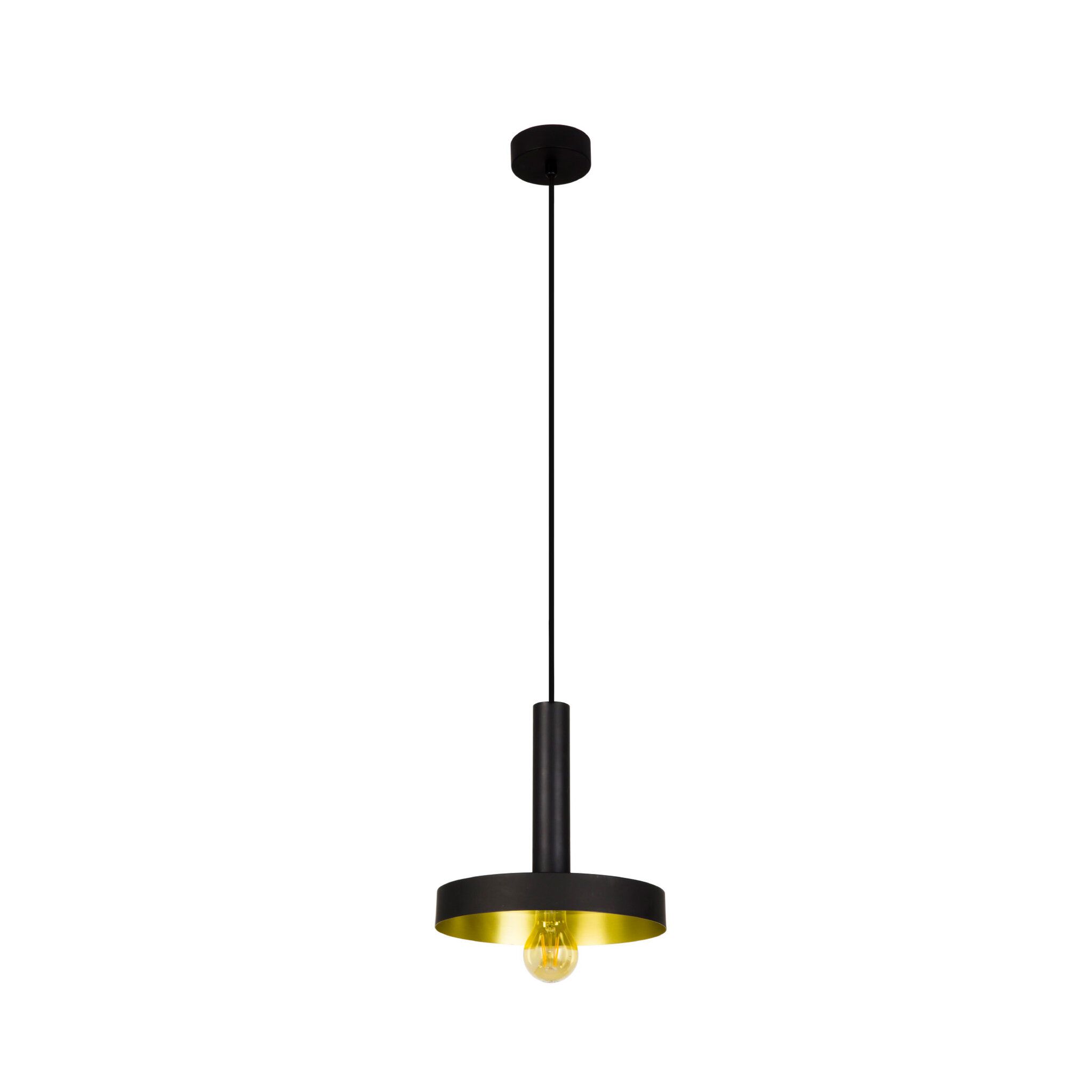 WHIZZ Colgante negro y color oro satinado