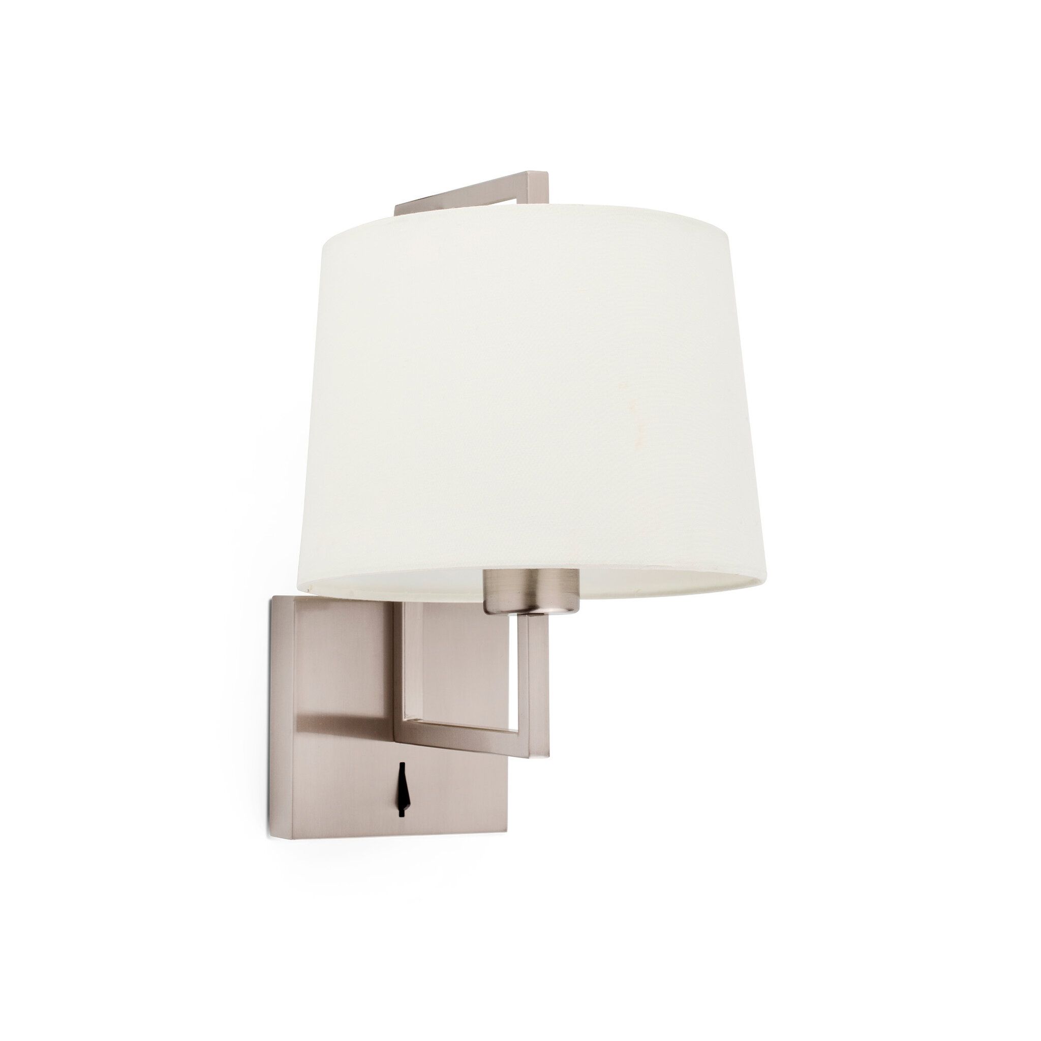 FRAME Lámpara aplique níquel mate/beige