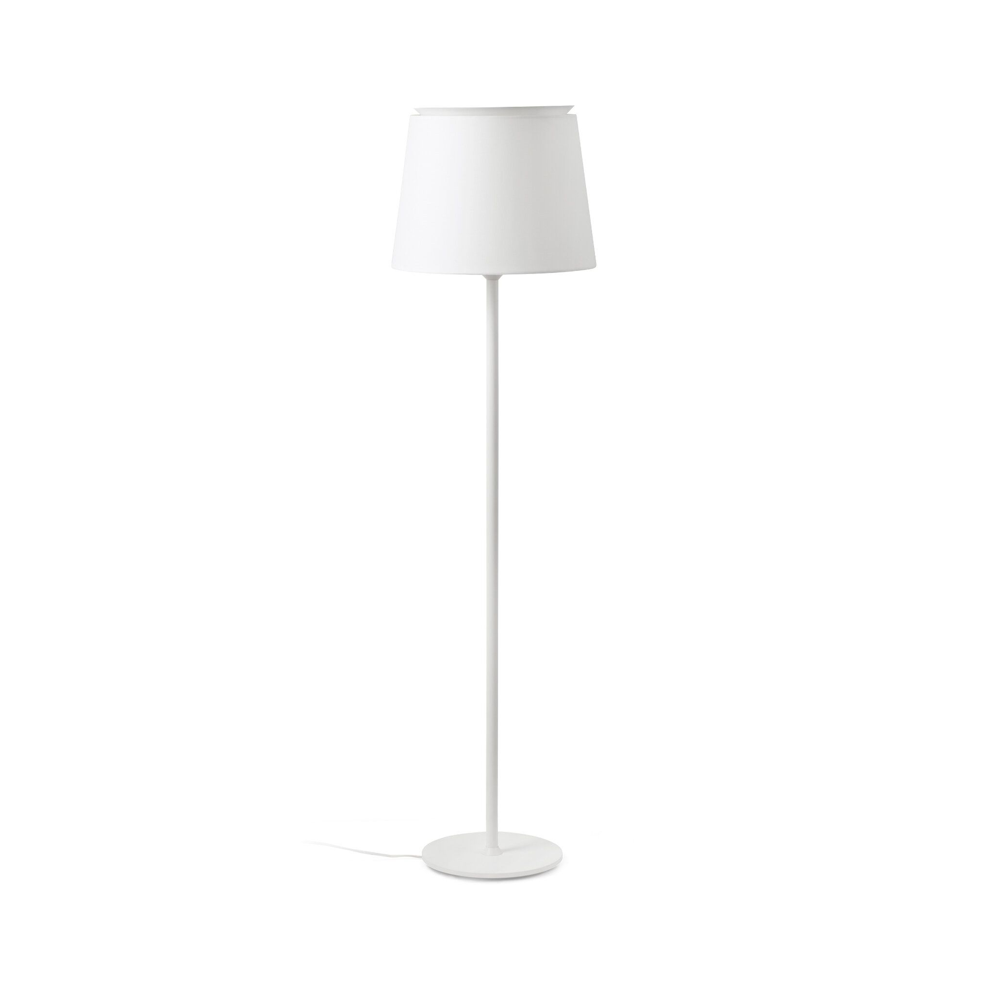 SAVOY Lámpara de pie blanca/blanca