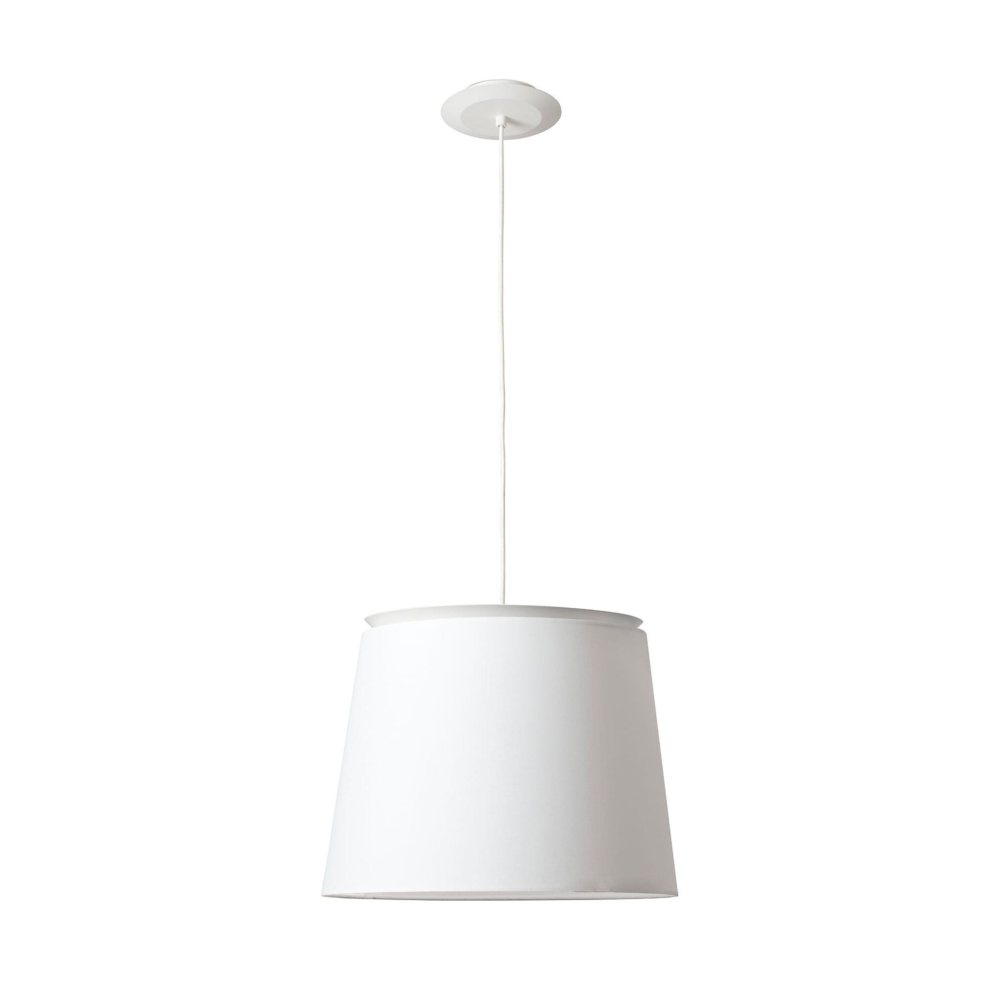 SAVOY Lámpara colgante blanca/blanca