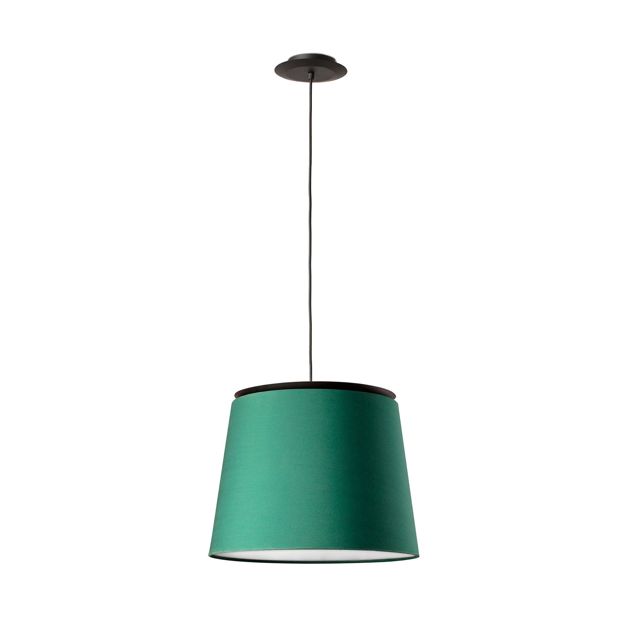 SAVOY Lámpara colgante negra/verde