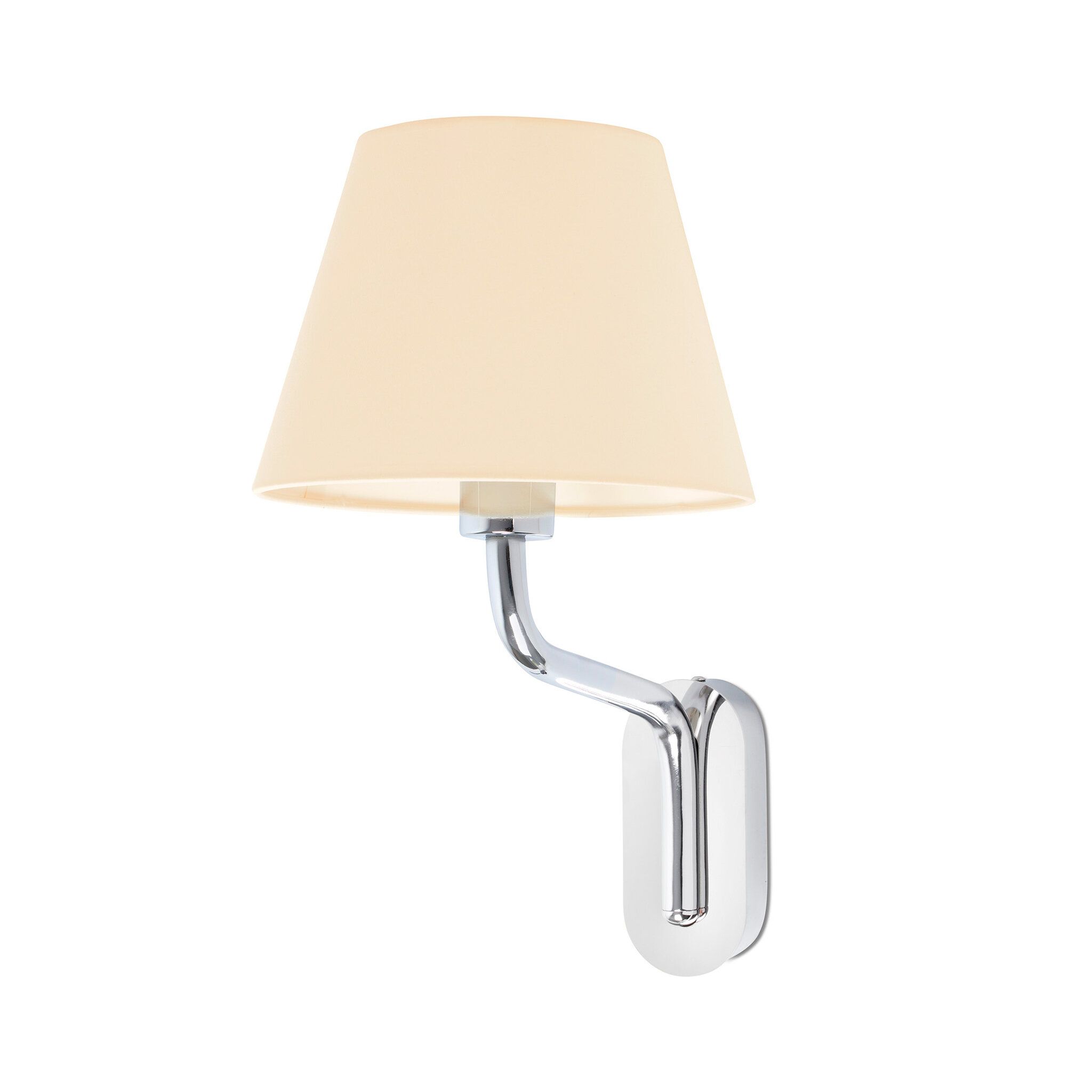 ETERNA Lámpara aplique cromo/beige
