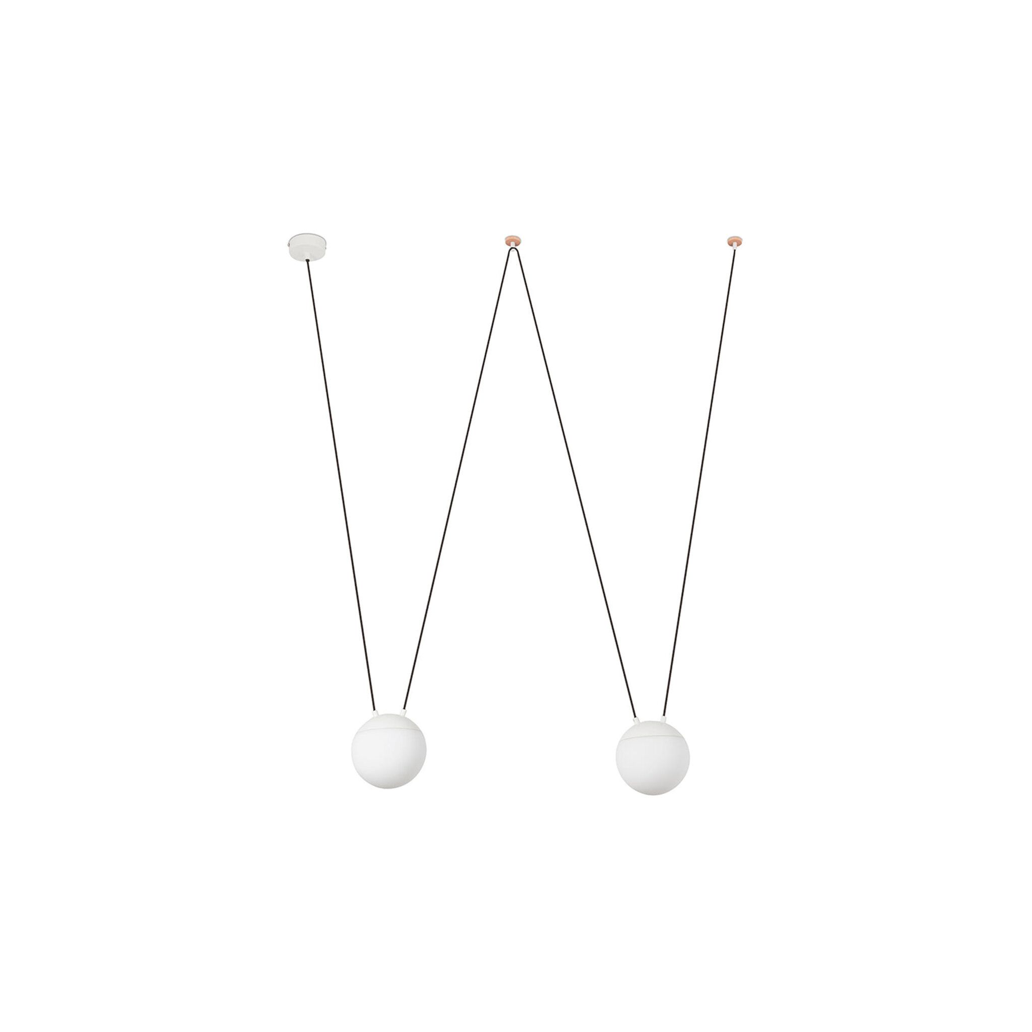 MINE GLASS SPACE 2L Colgante color blanco