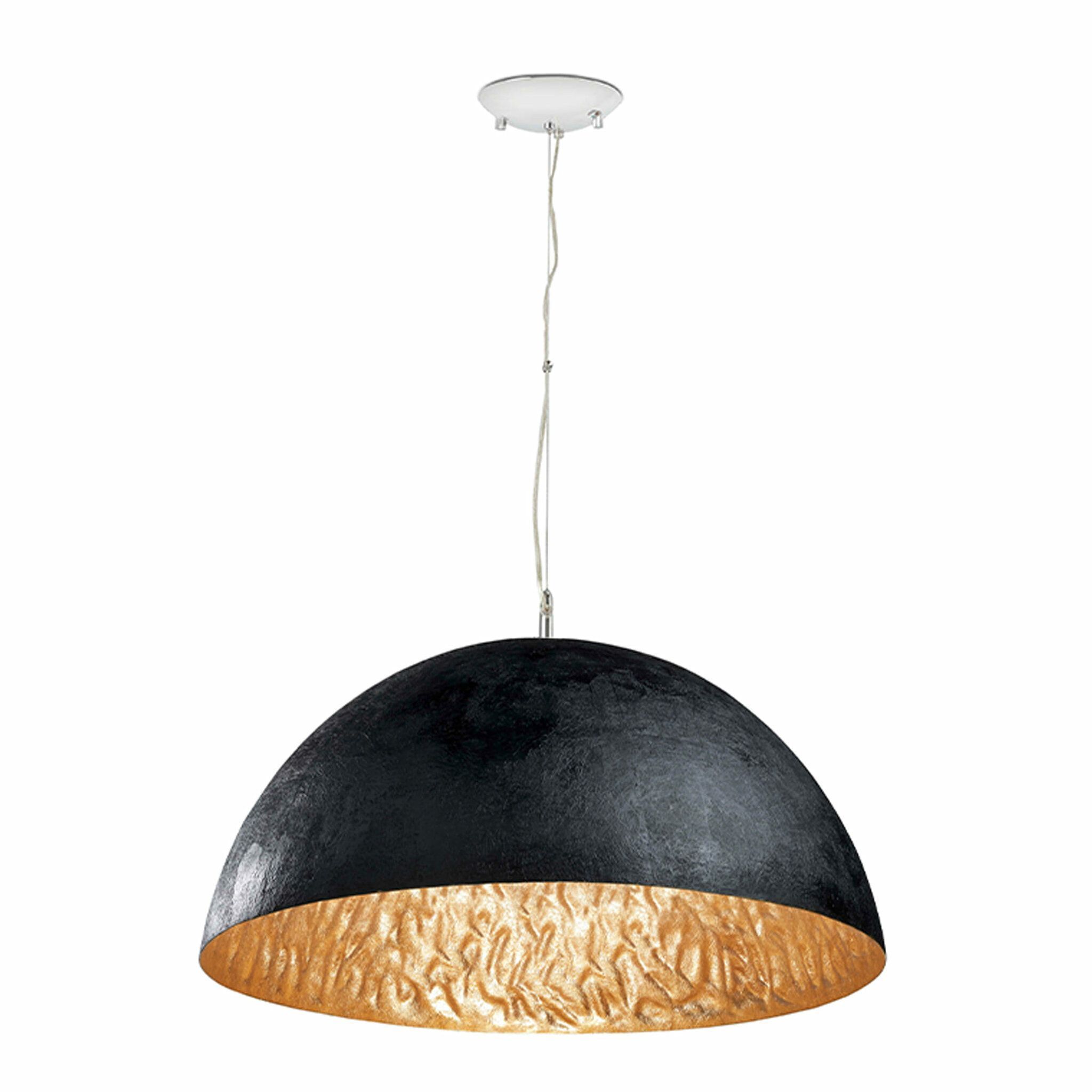 MAGMA Lámpara colgante negro y color oro