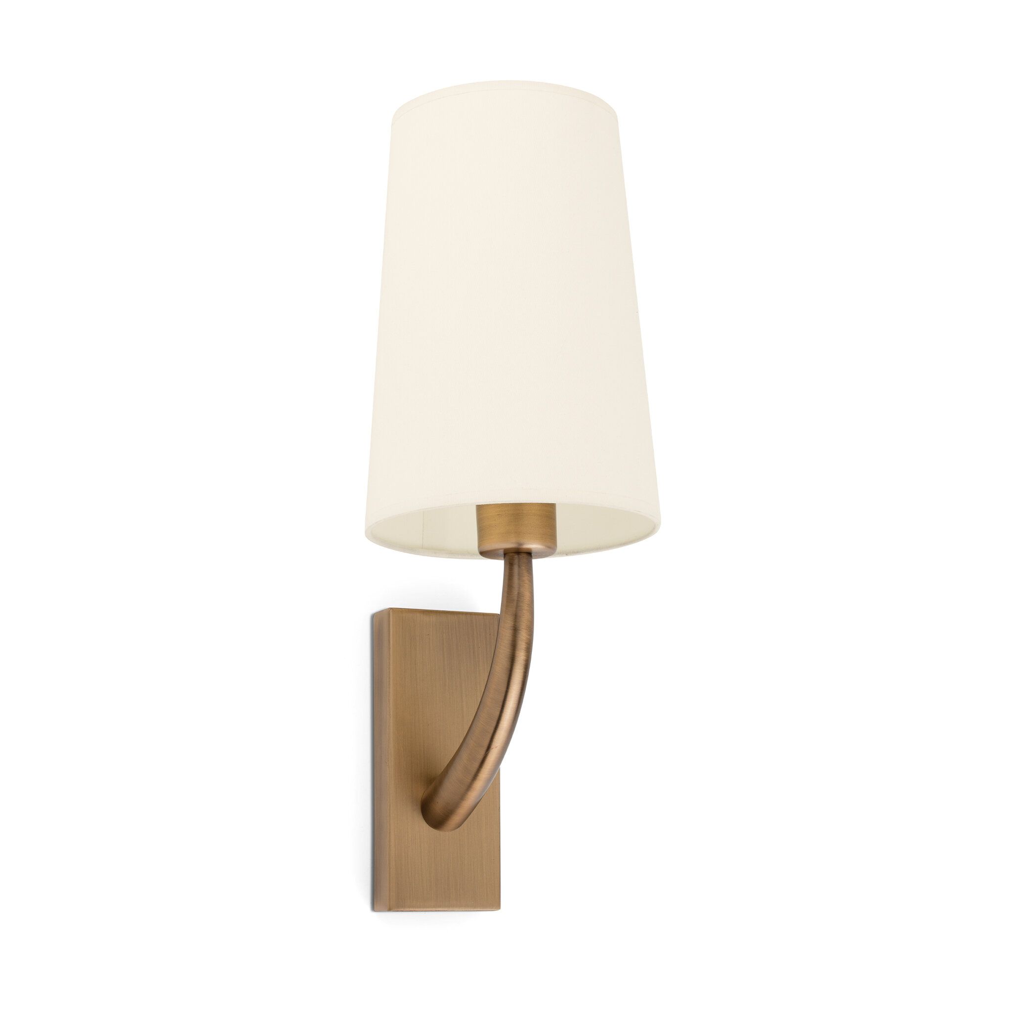 REM Lámpara aplique oro viejo mate/beige