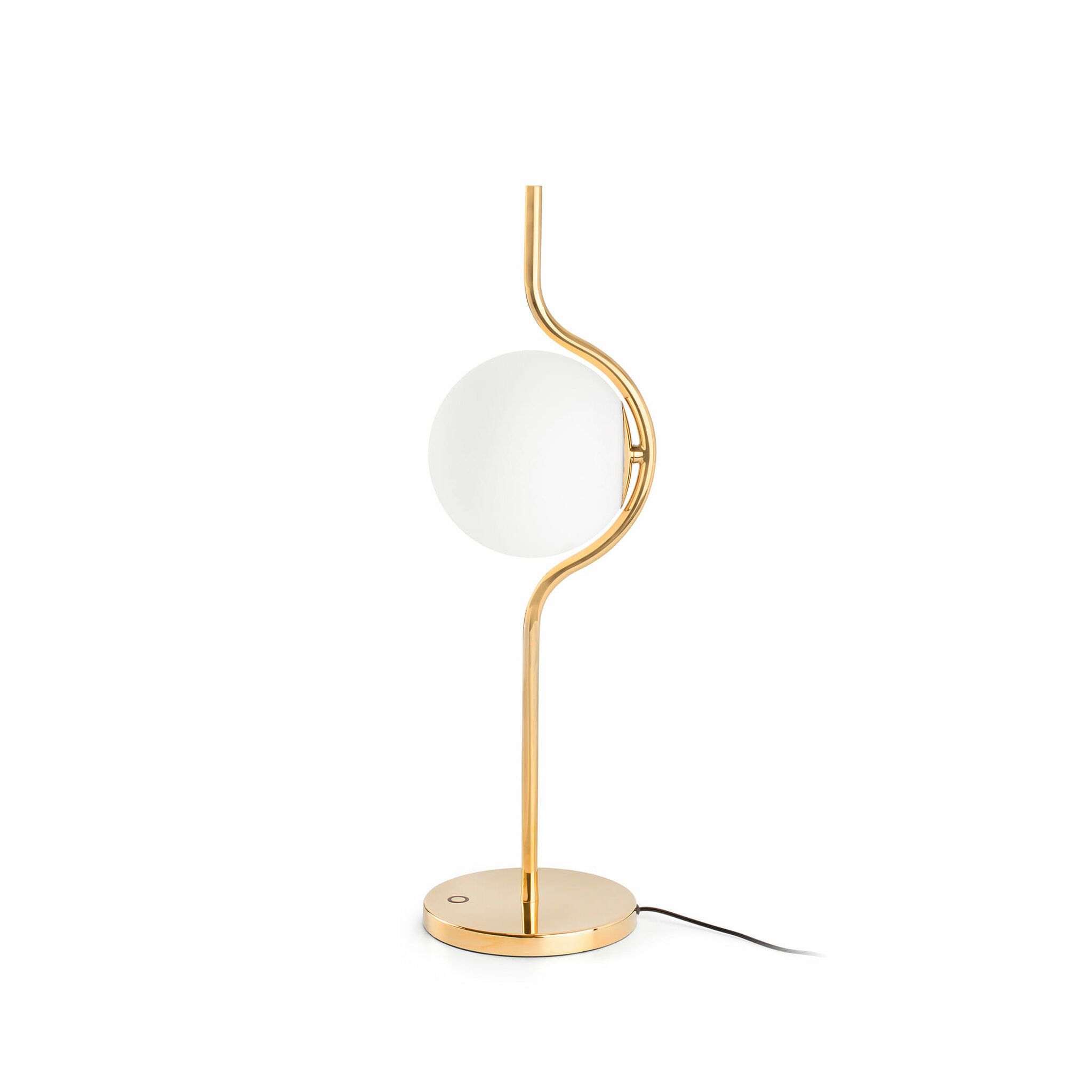 LE VITA Lámpara sobremesa dimable color oro