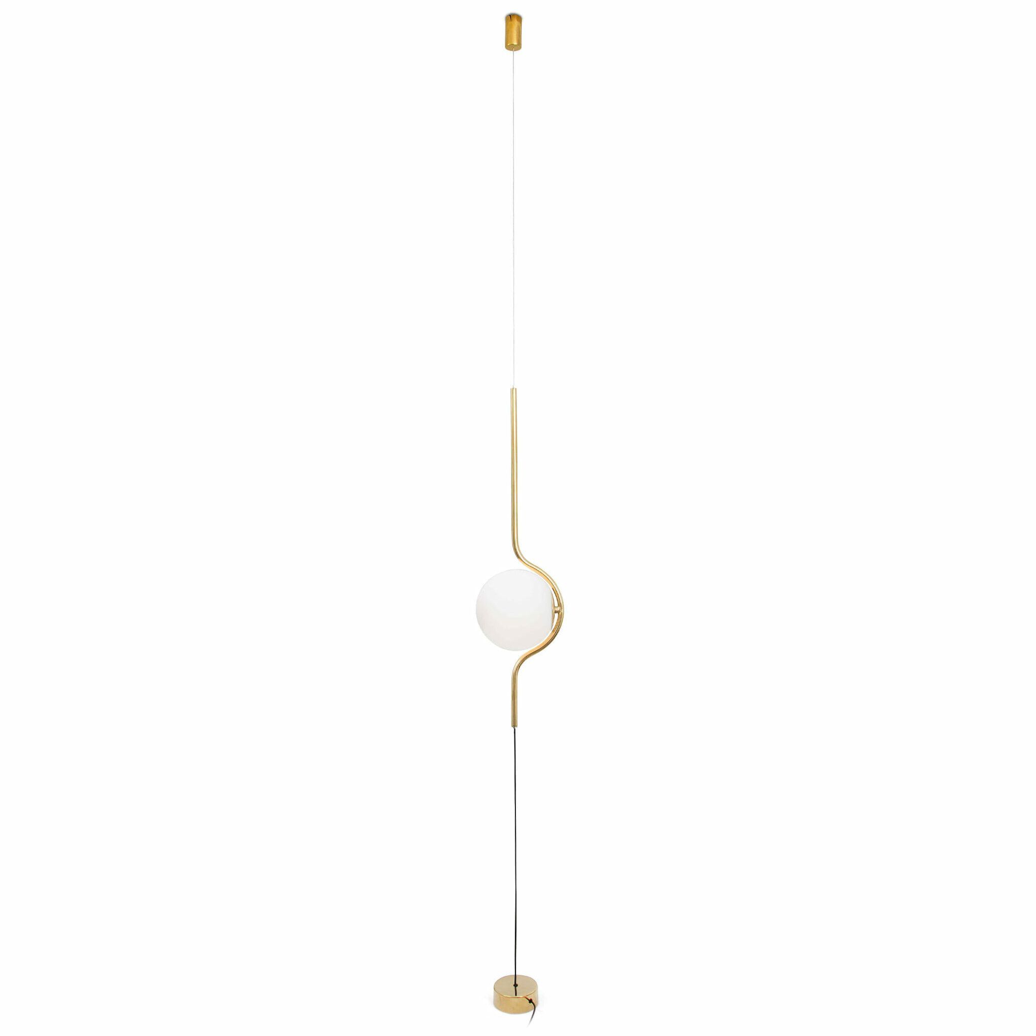 LE VITA Lámpara colgante/ pie salón color oro