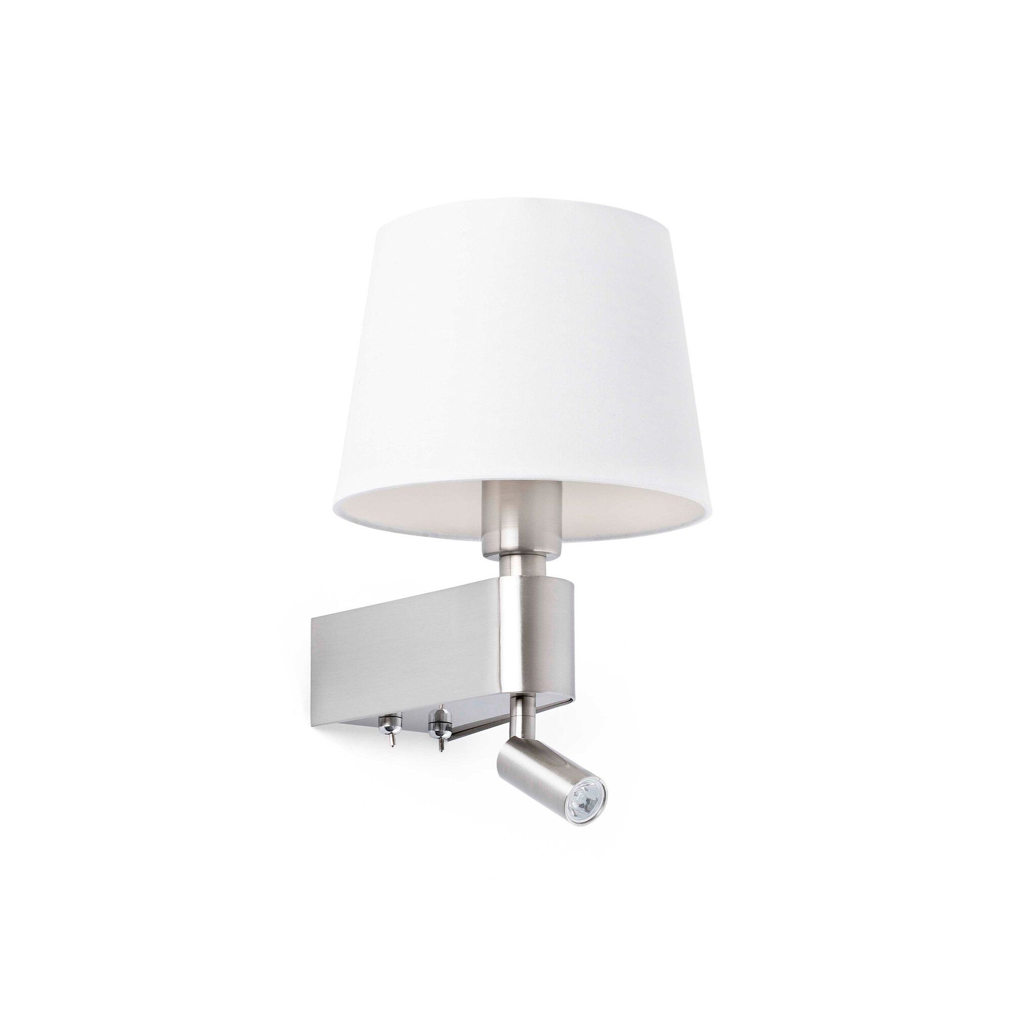 ROOM Lámpara aplique blanco con lector LED
