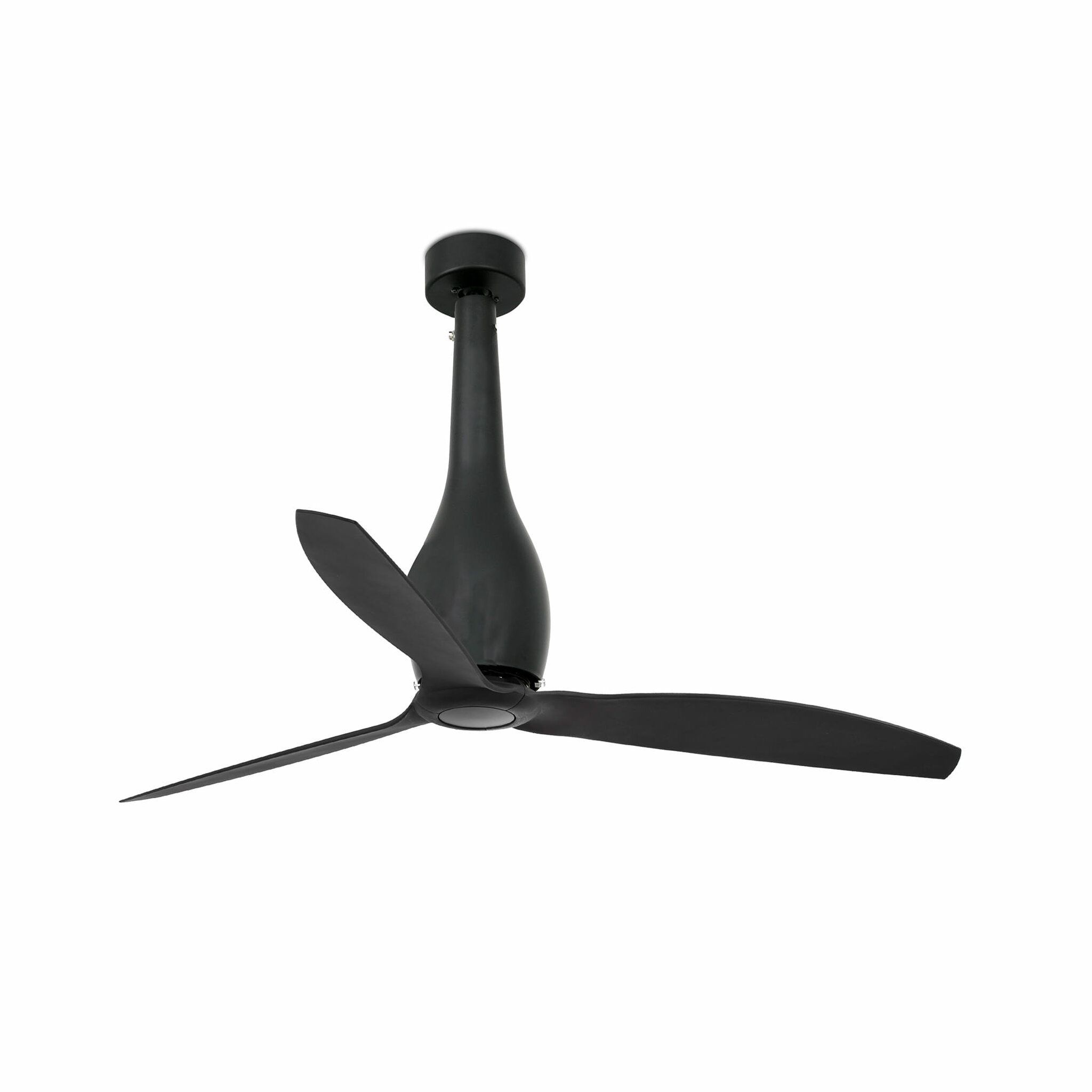 ETERFAN M Ventilador negro mate DC
