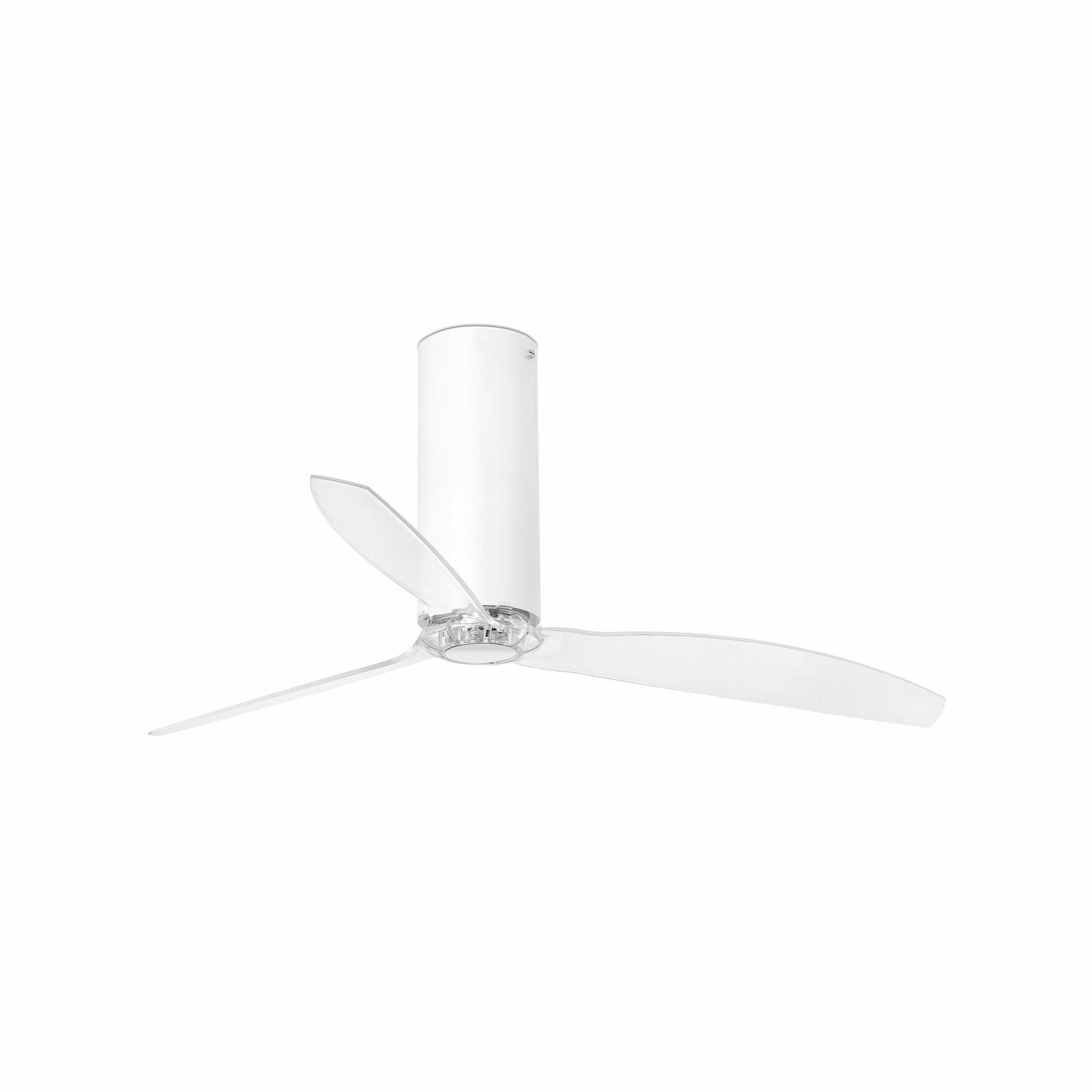 TUBE FAN M Ventilador blanco brillo/transparente DC