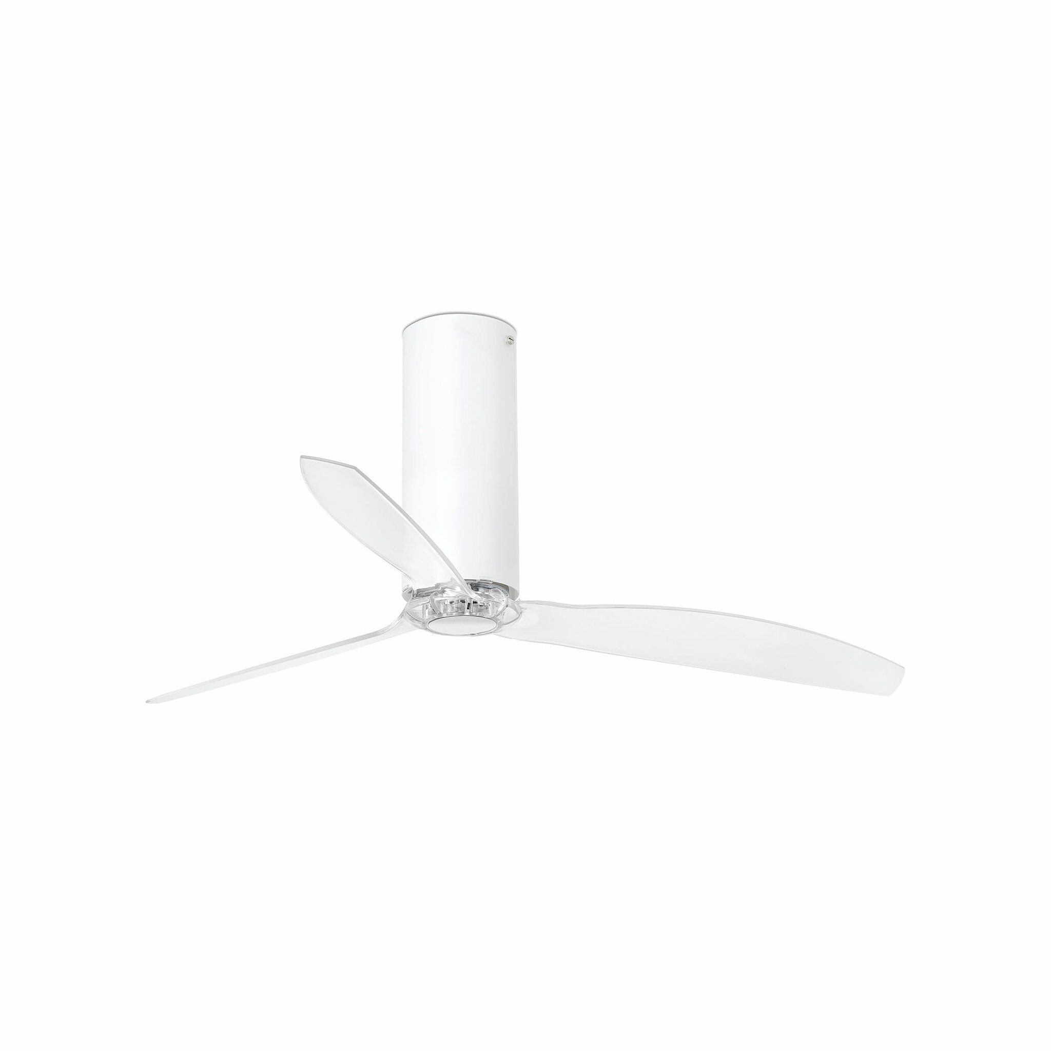 TUBE FAN M Ventilador blanco mate/transparente DC
