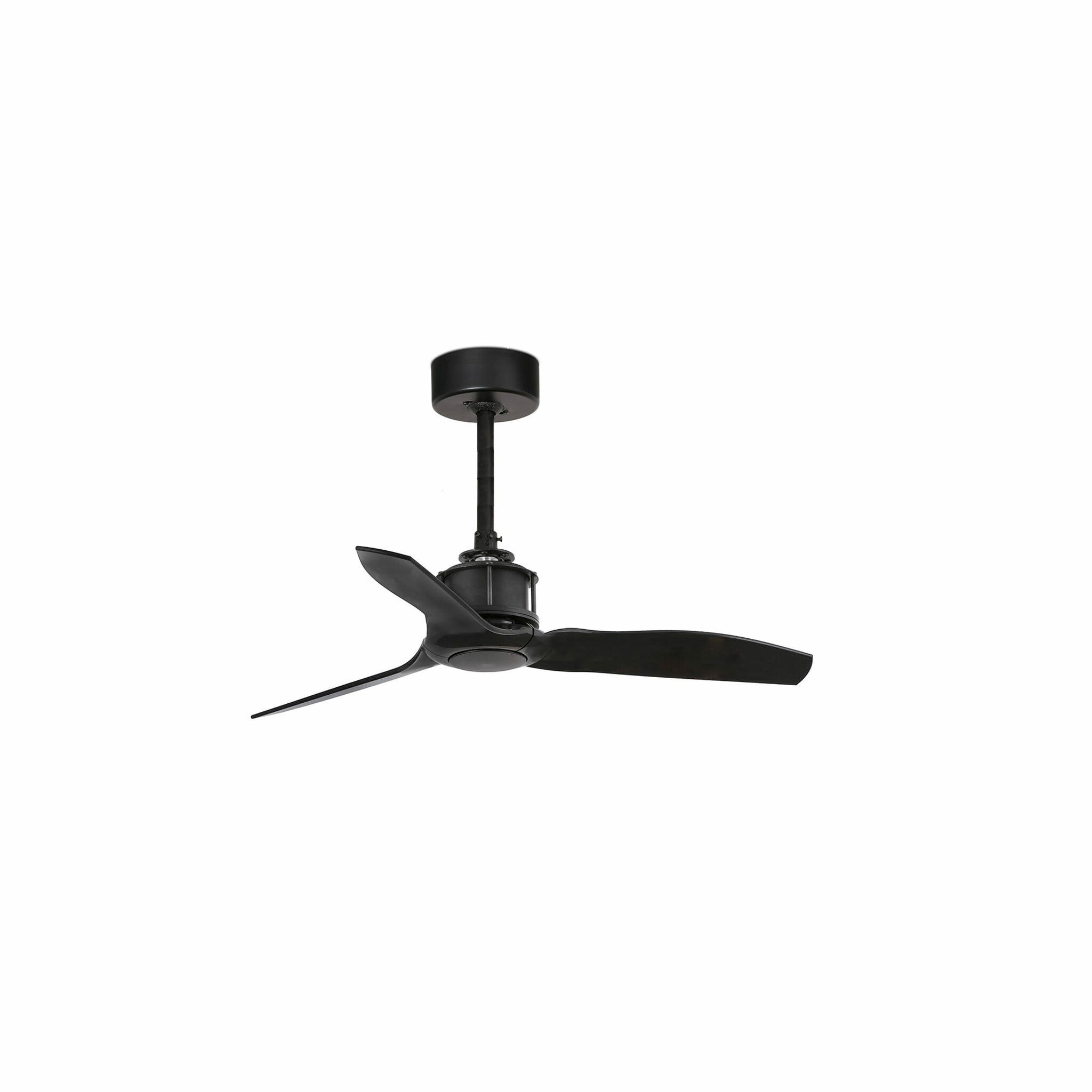 JUST FAN XS Ventilador negro mate DC 81cm