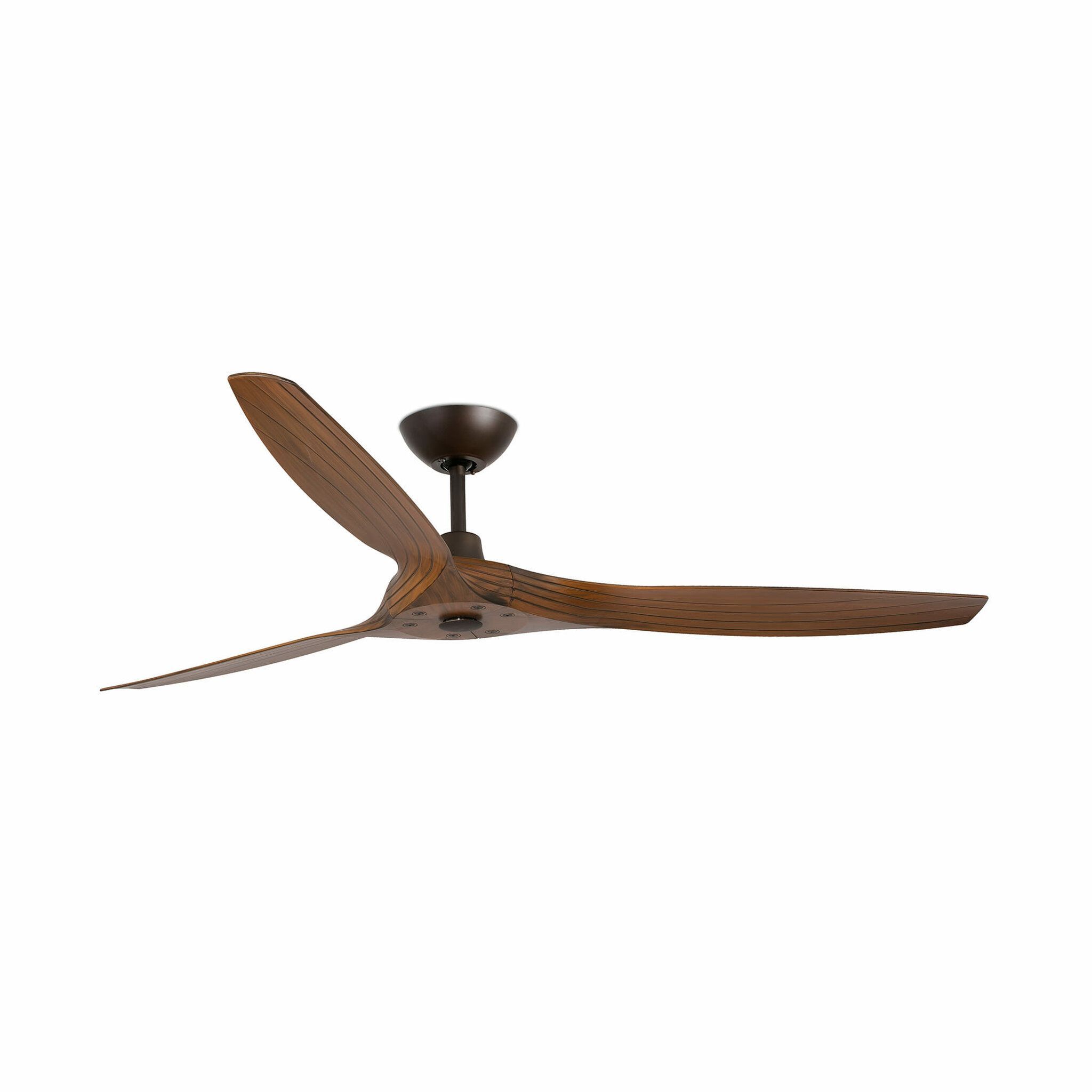 MOREA L Ventilador marrón DC