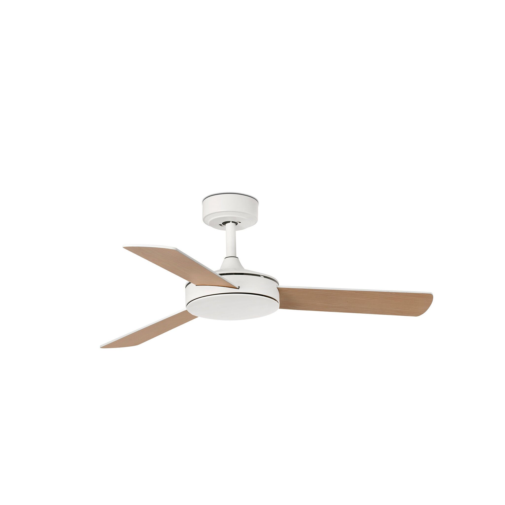 MINI MALLORCA S Ventilador blanco/arce