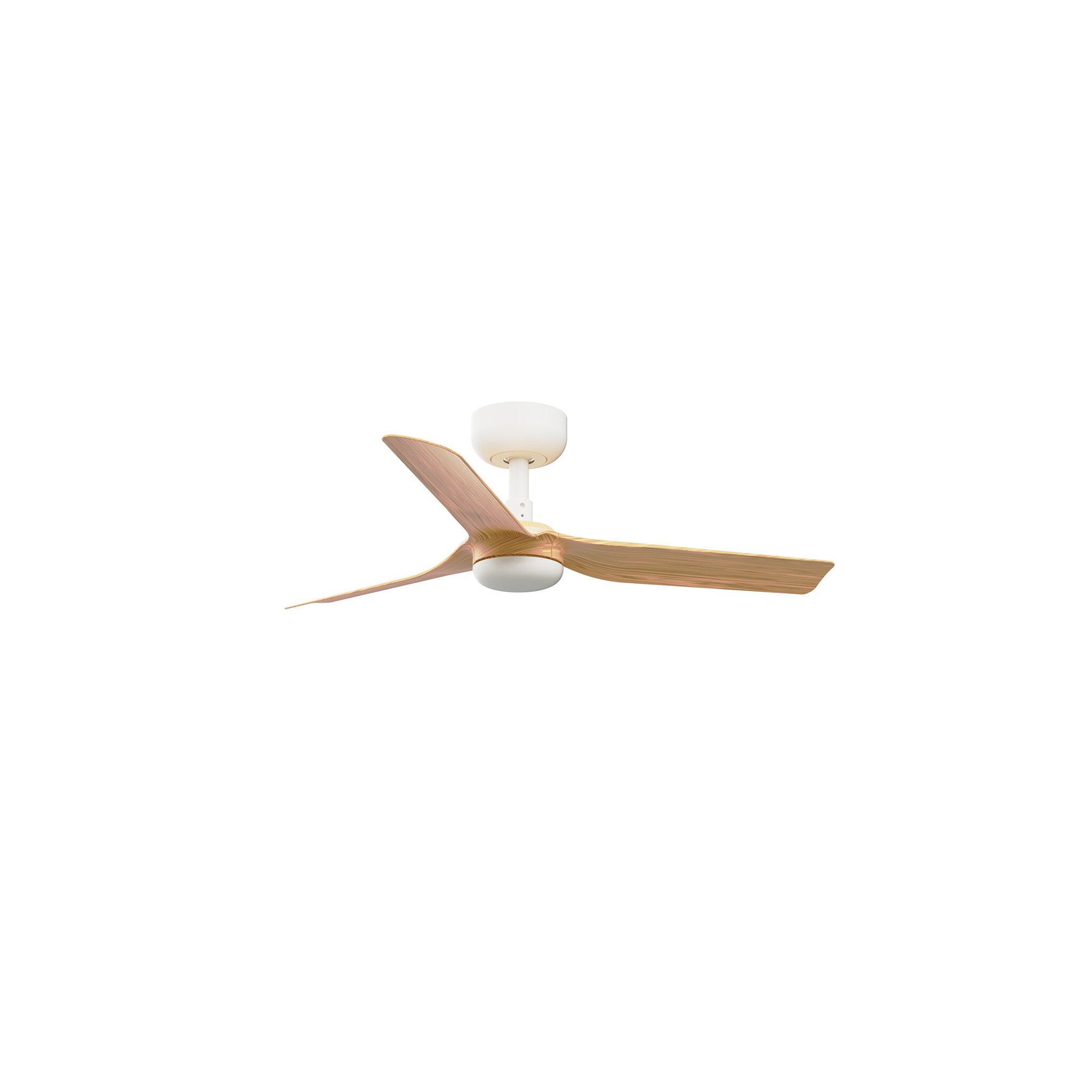 MINI PUNT S Ventilador blanco/madera clara DC
