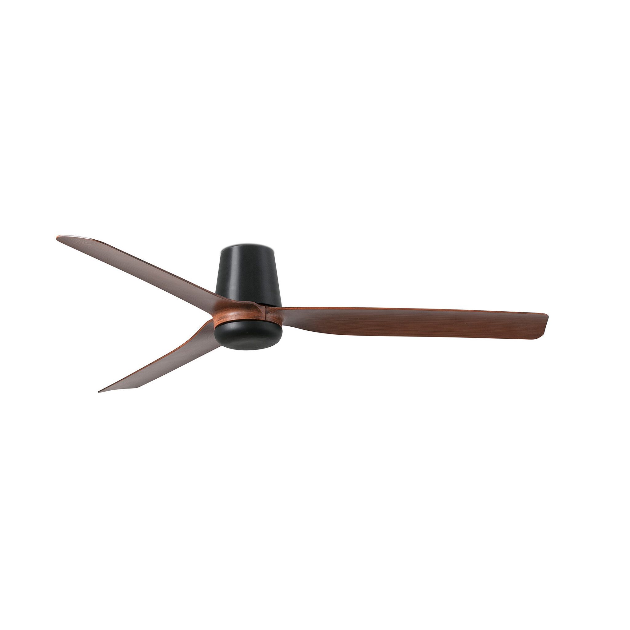 PUNT TUB M Ventilador negro/madera oscura DC