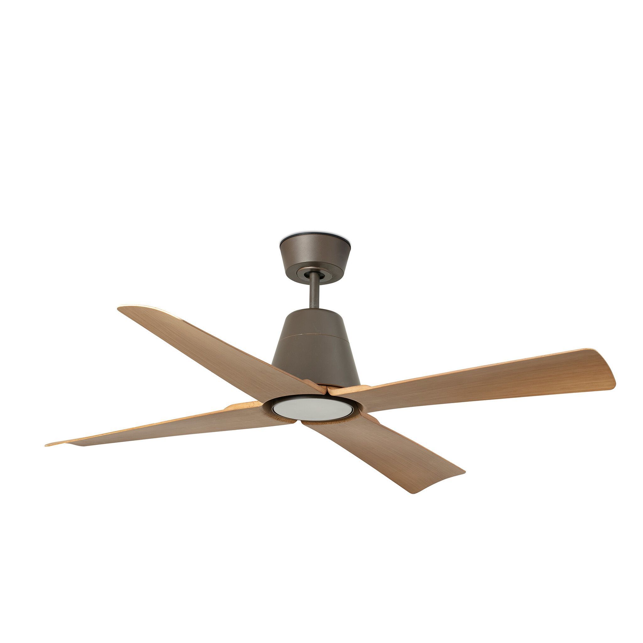 TYPHOON M LED Ventilador marrón/madera