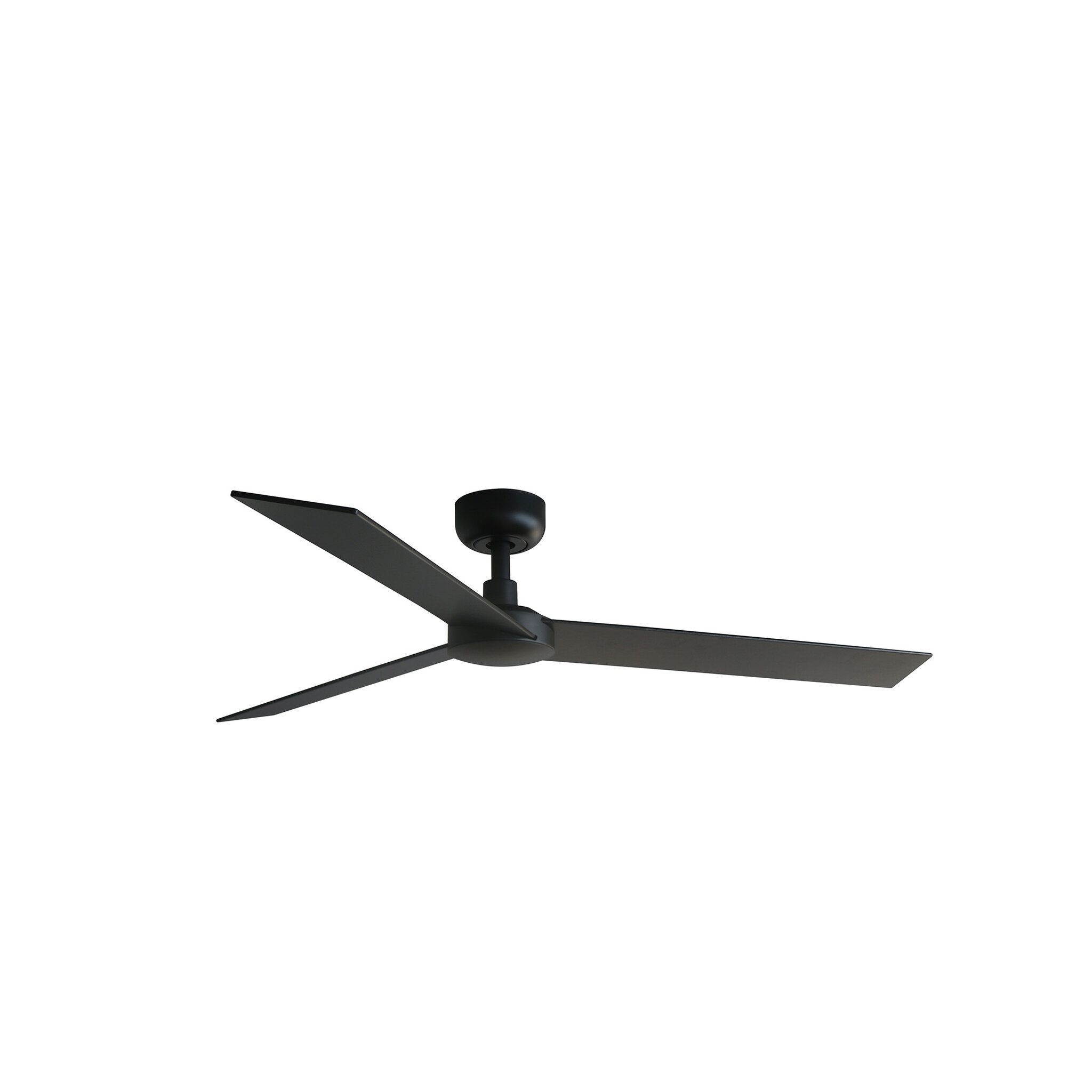 RUDDER L Ventilador negro/nogal