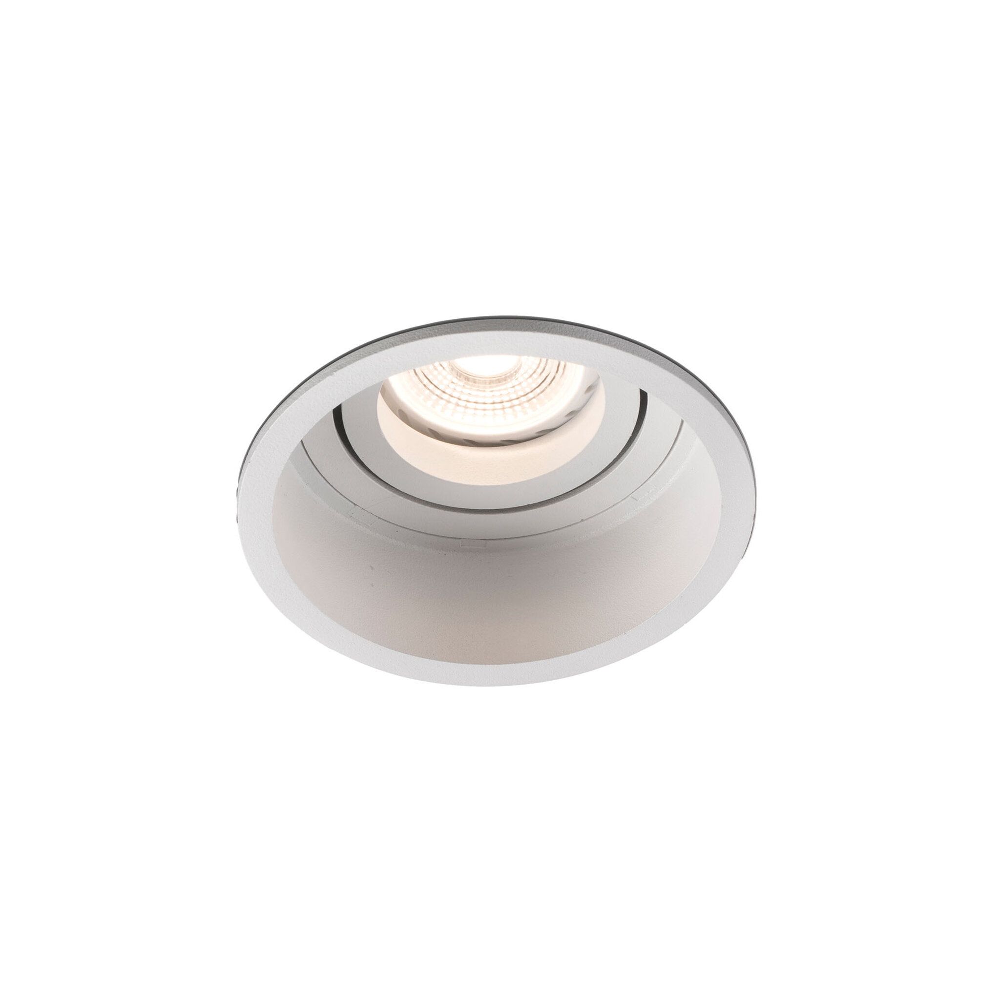 HYDE R Lámpara empotrable blanco redondo orientable