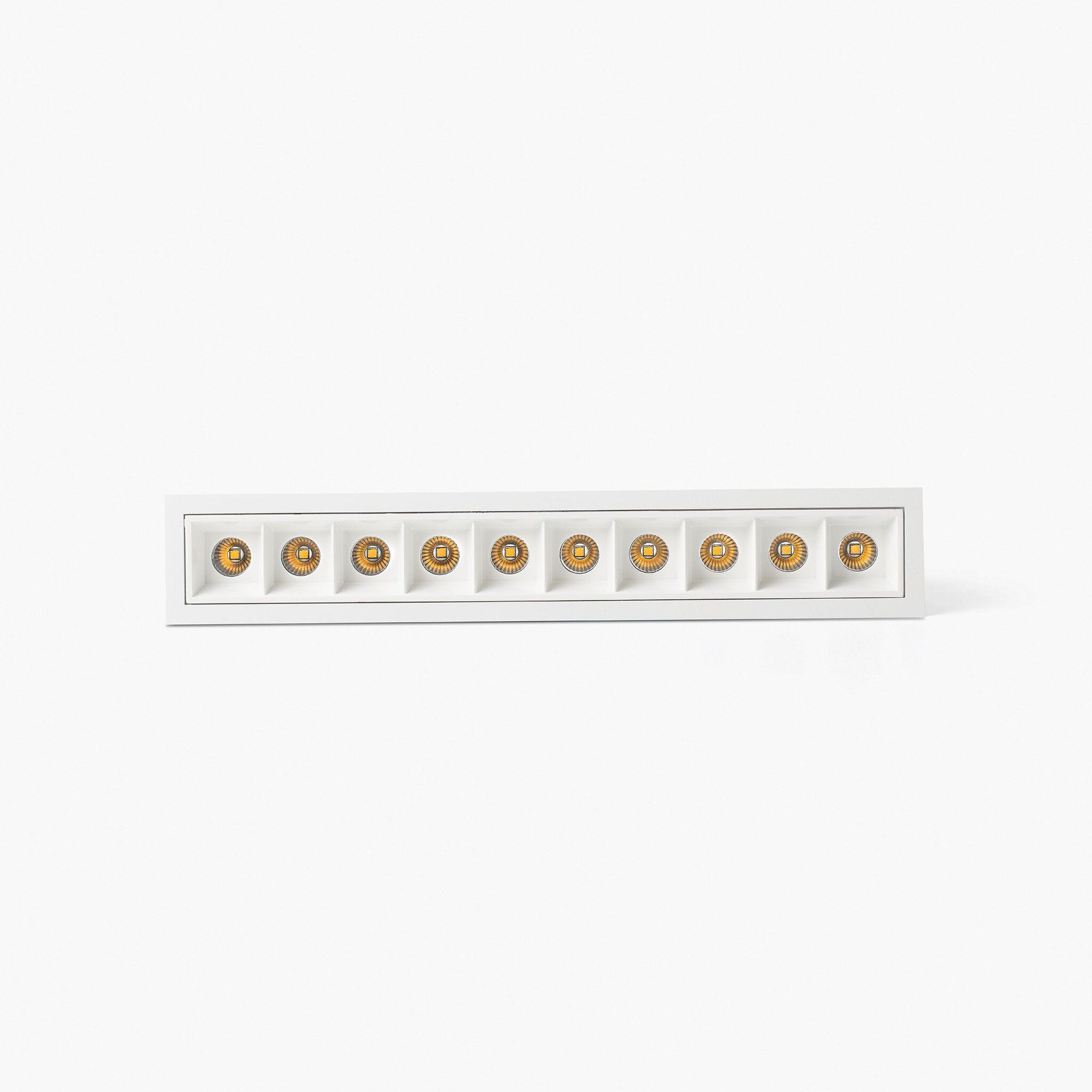 TROOP empotrable 10x2W blanco-blanco 48° 4000K CRI90