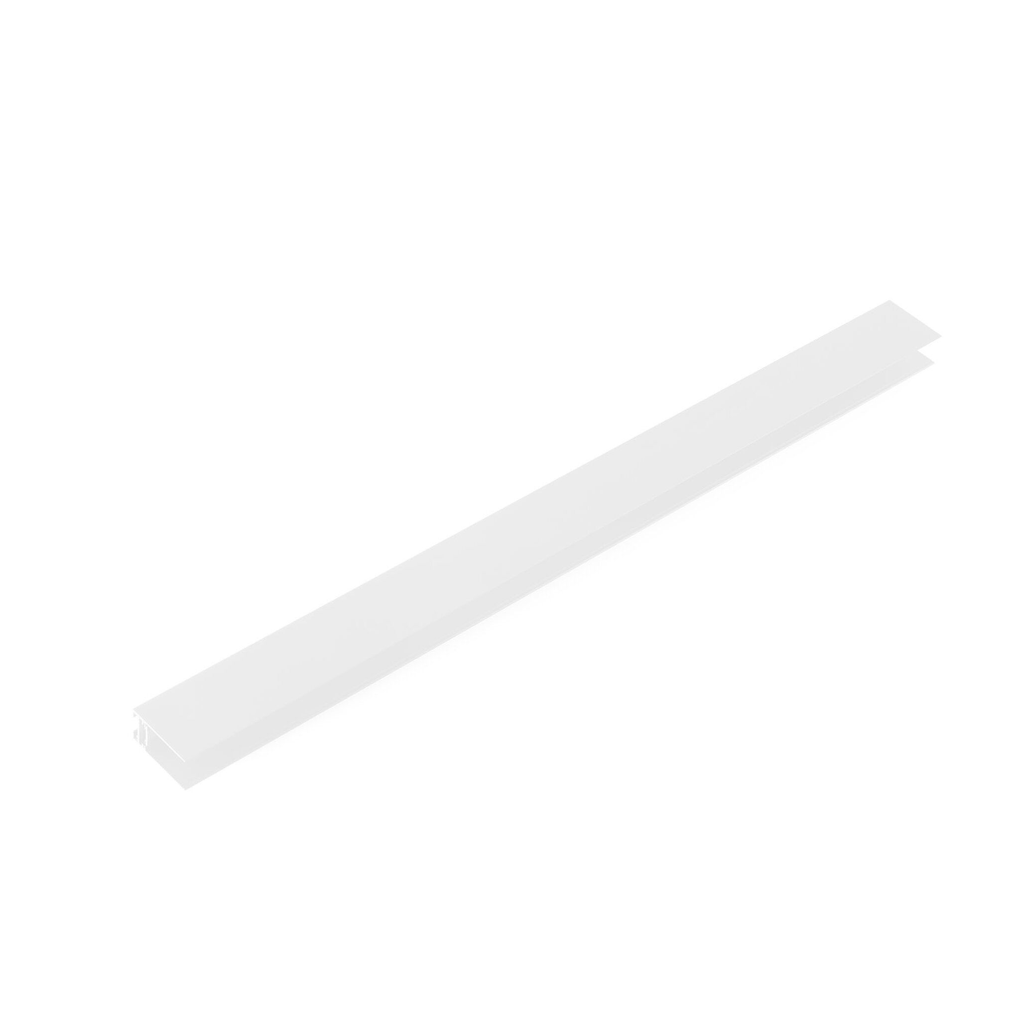 NESO Carril colgante/superficie 1 metro color blanco