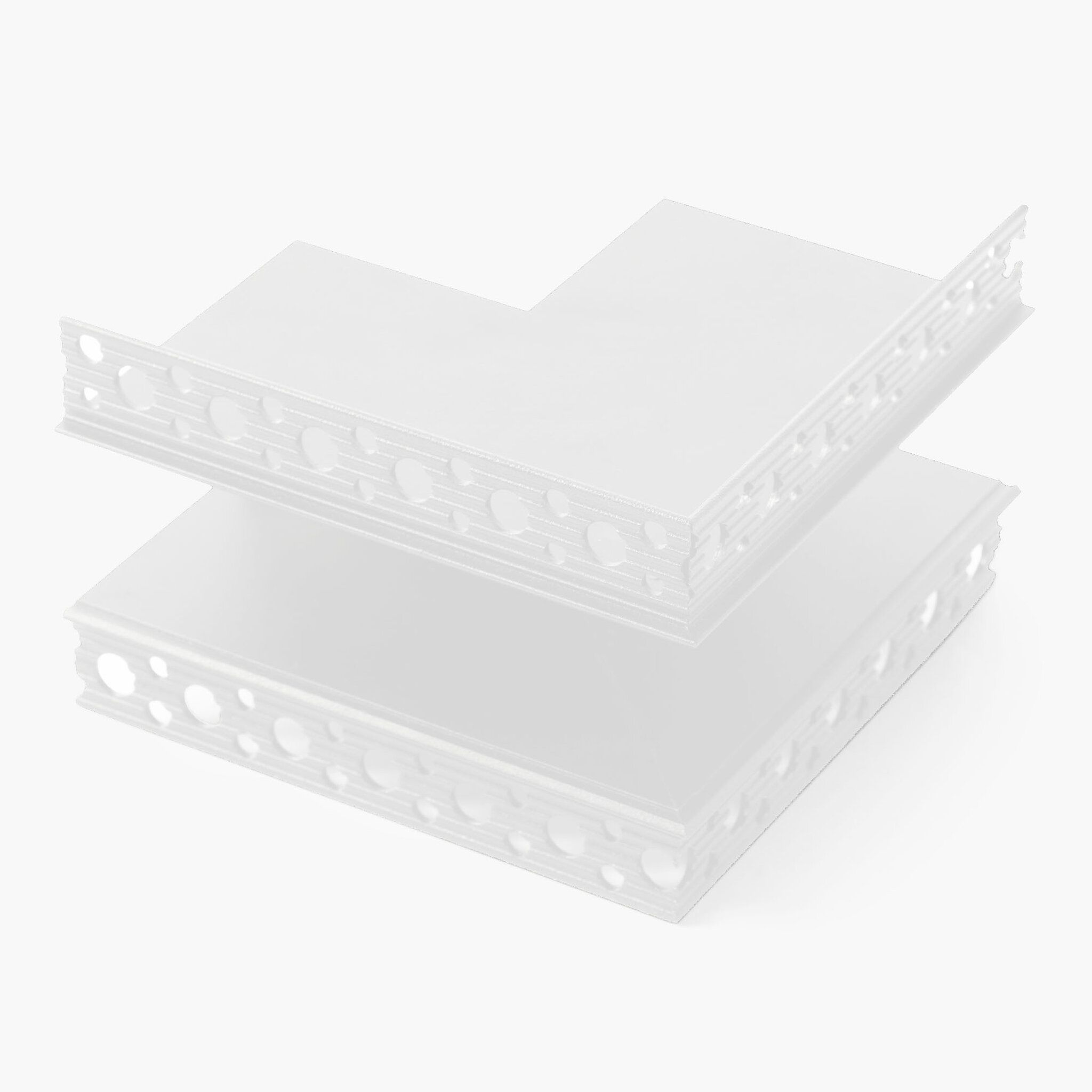 NESO Accesorio esquina exterior empotrar color blanco