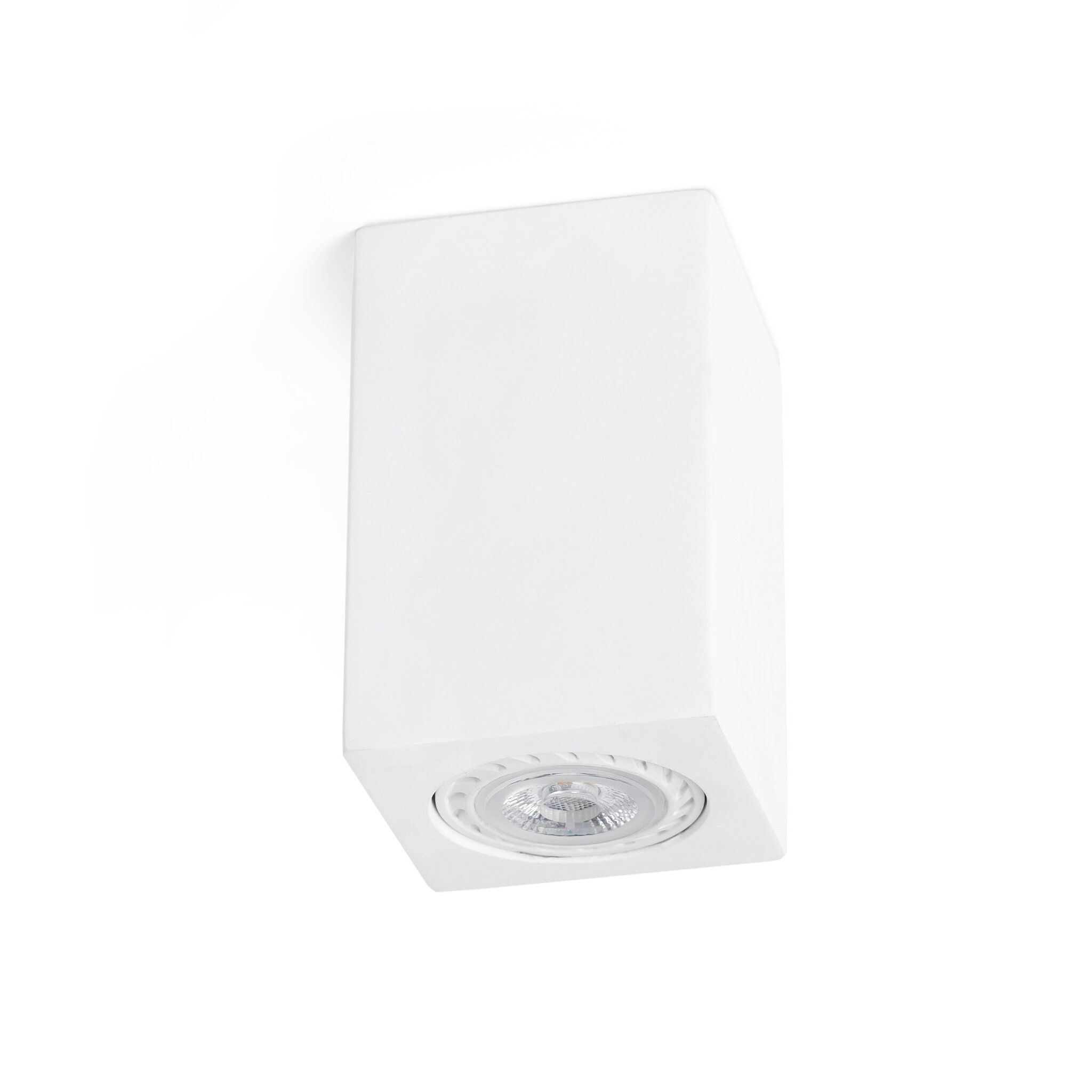 SVEN SQ Lámpara plafón cuadrado color blanco