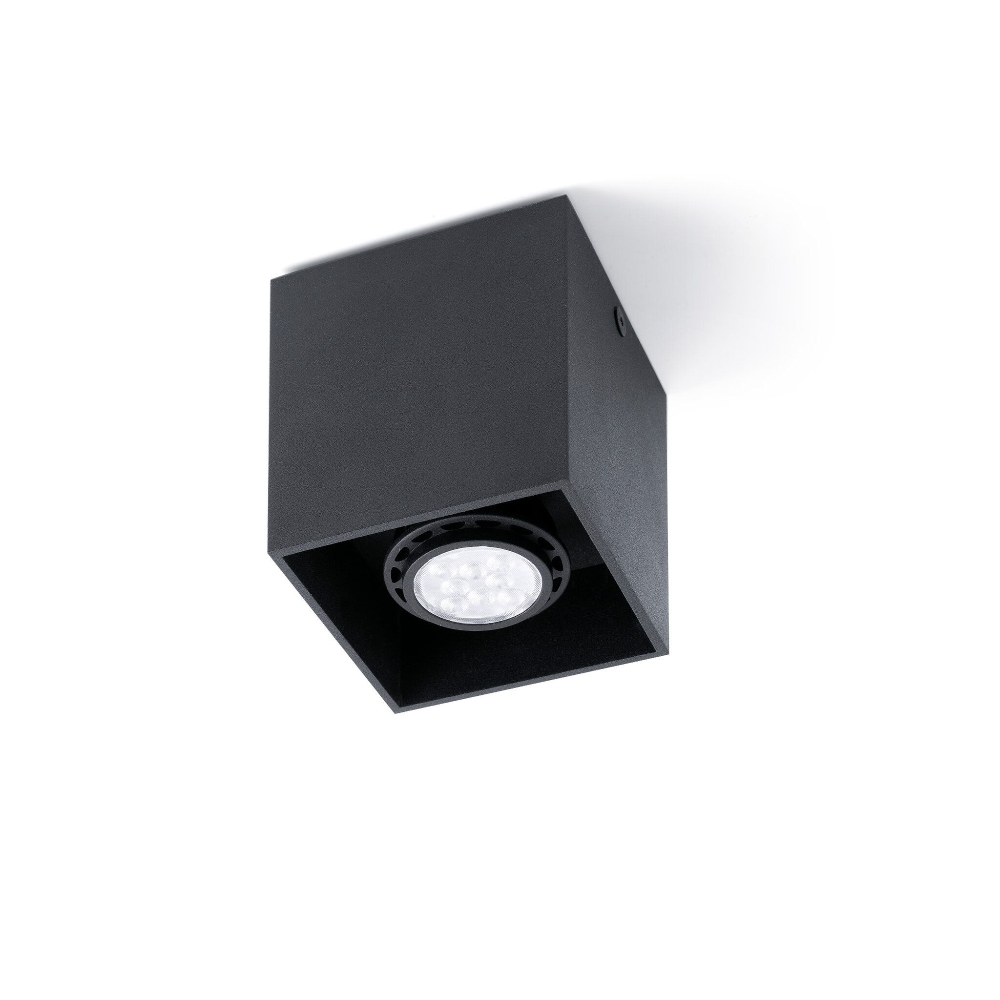 TECTO Lámpara plafón negra GU10