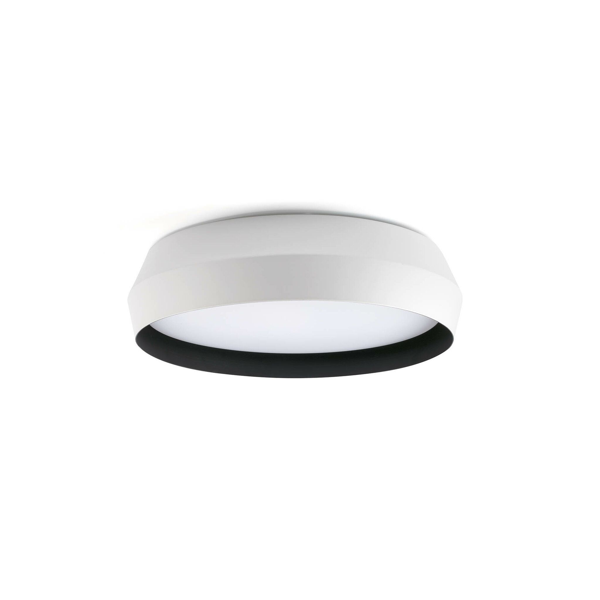 SHOKU 350 Lámpara aplique/plafón blanca/negra