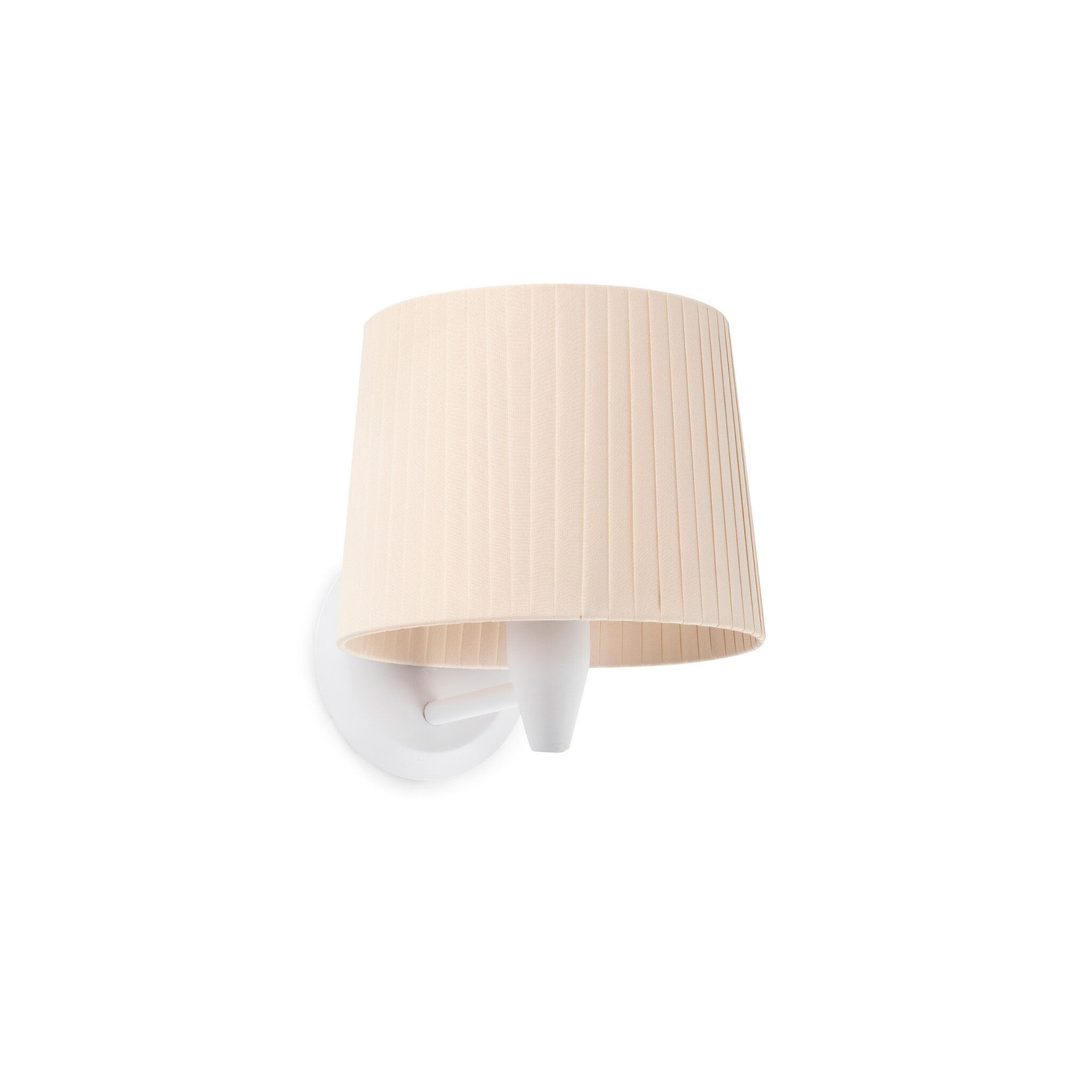 SAMBA Lámpara aplique blanca/encintada color beige
