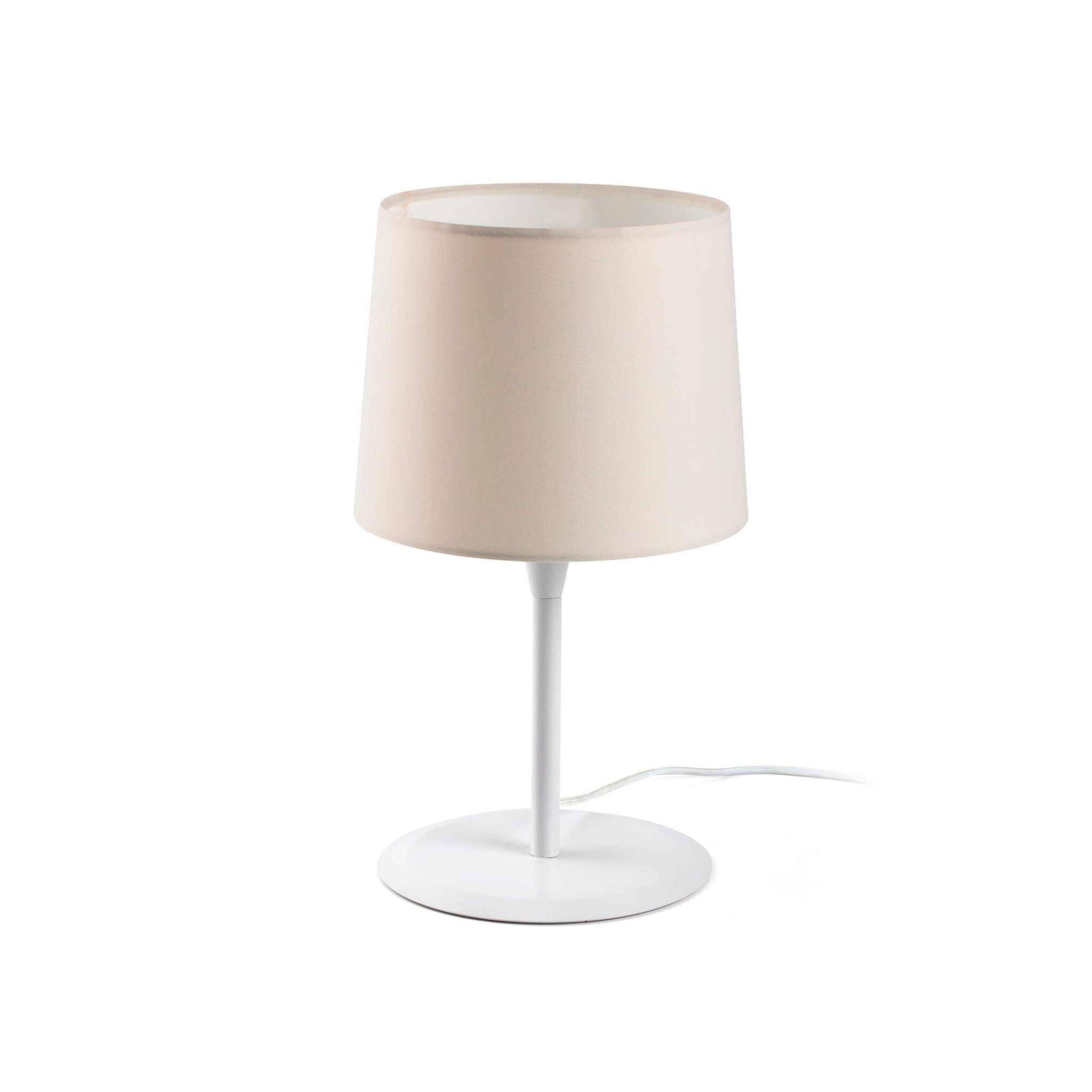 CONGA Lámpara sobremesa blanca/beige