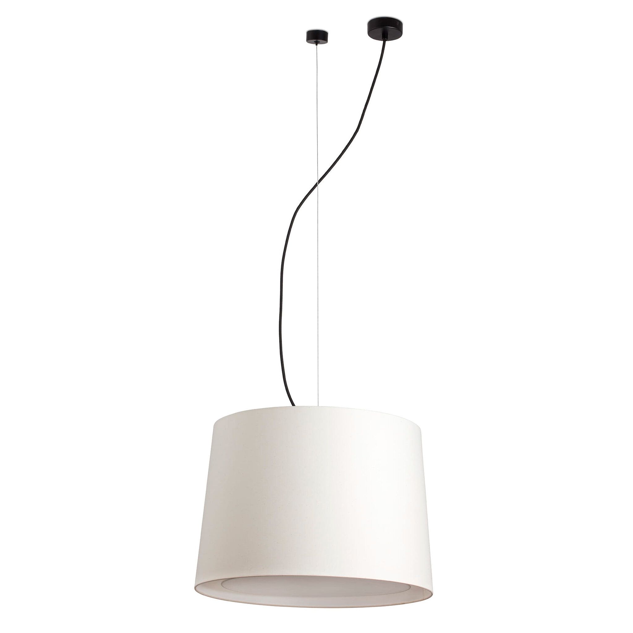 CONGA Lámpara colgante negra/beige ø450