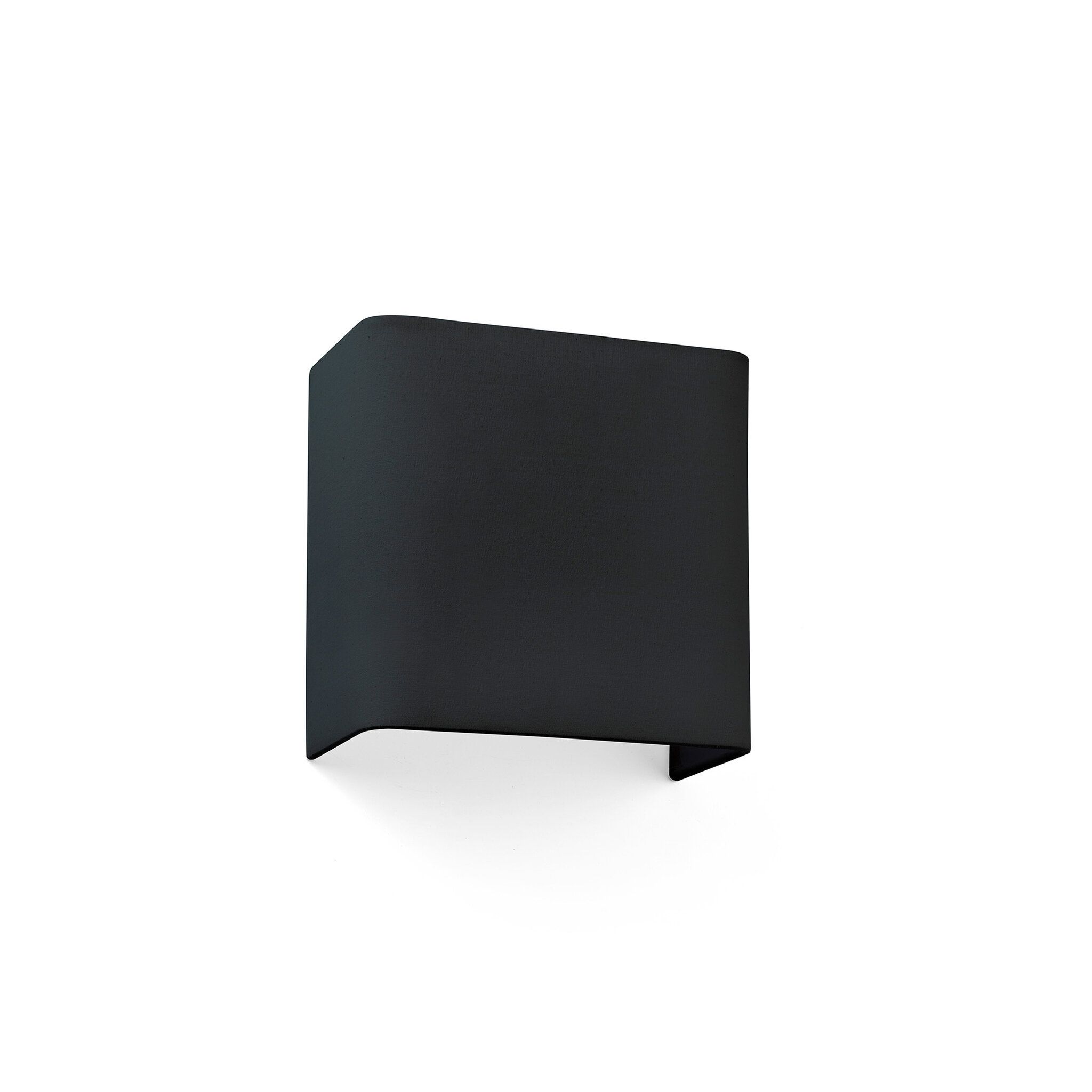 COTTON SQ 200 Lámpara aplique negro cuadrado 1L