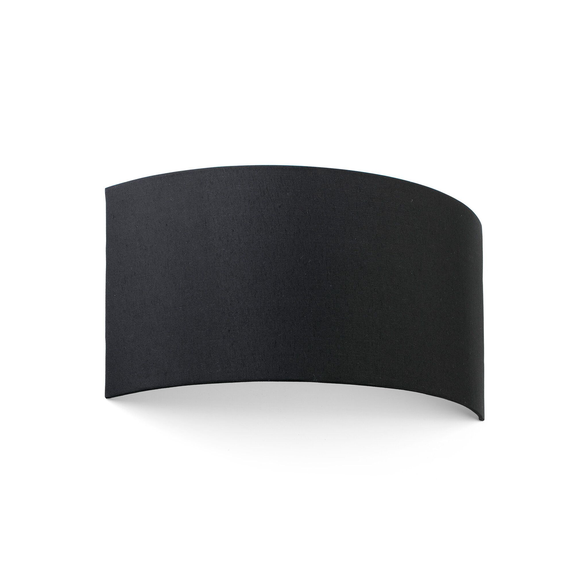 COTTON R Lámpara aplique negro redondo horizontal 2L