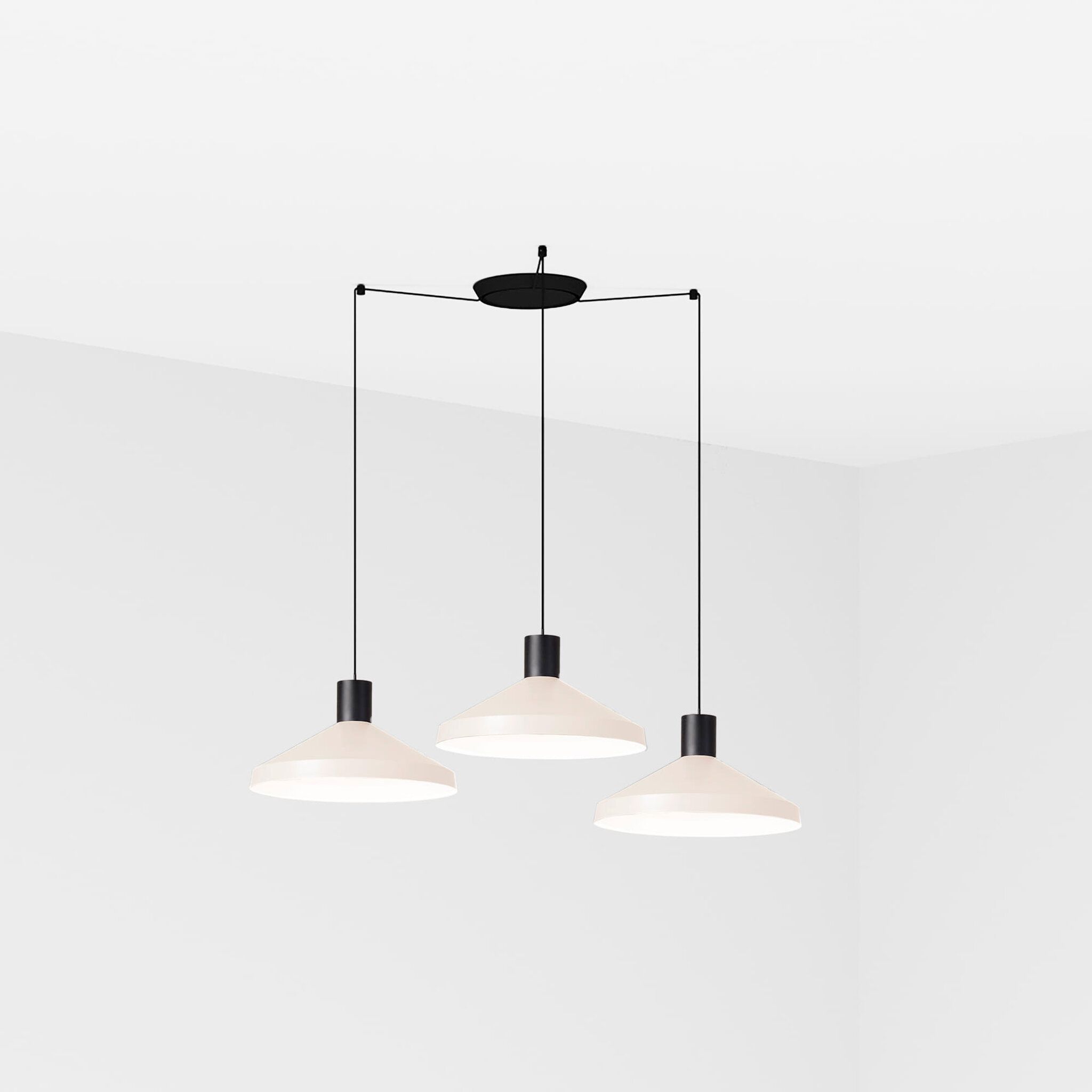 KOMBO 400 3L Lámpara colgante color beige