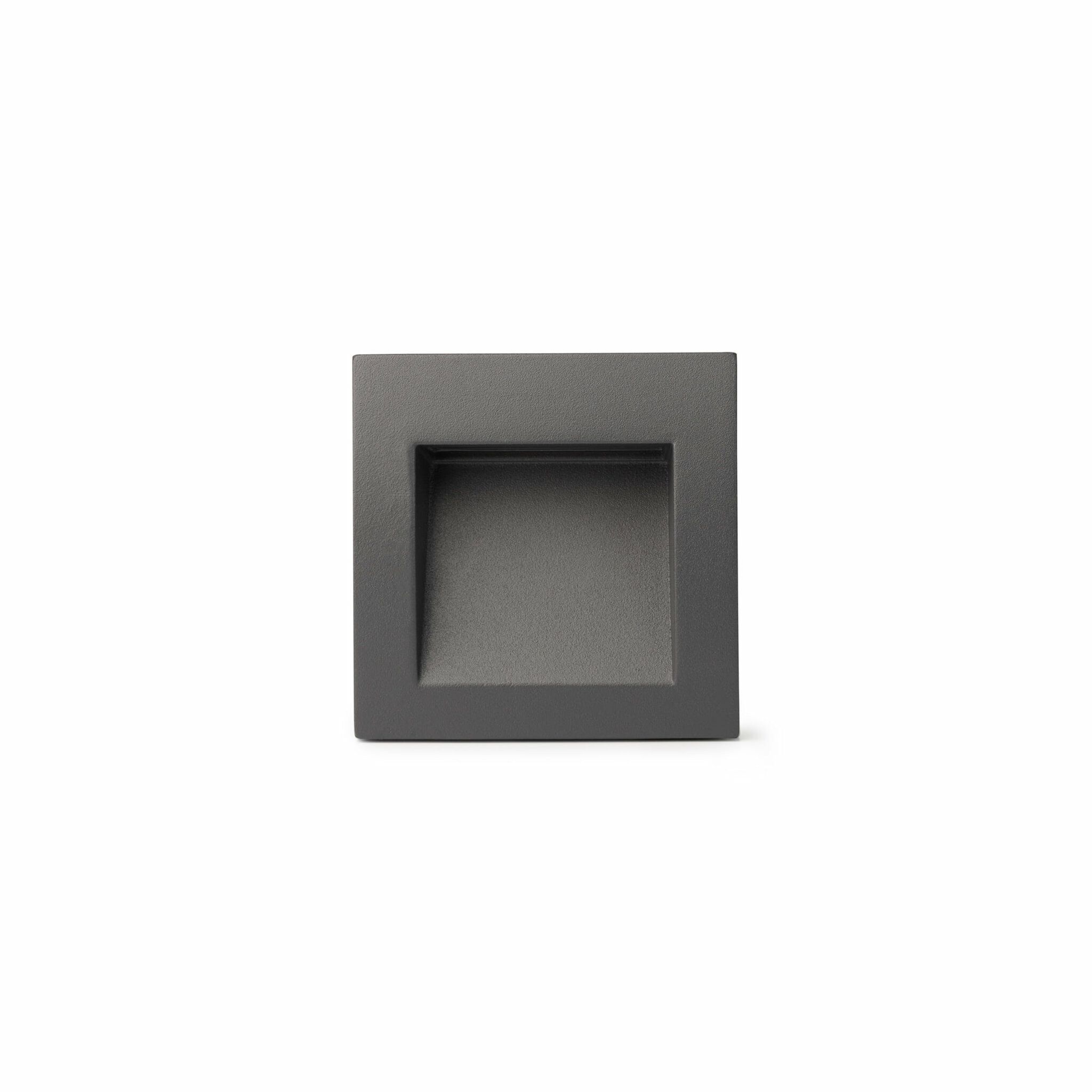 SEDNA SQ 90 Lámpara empotrable color gris oscuro
