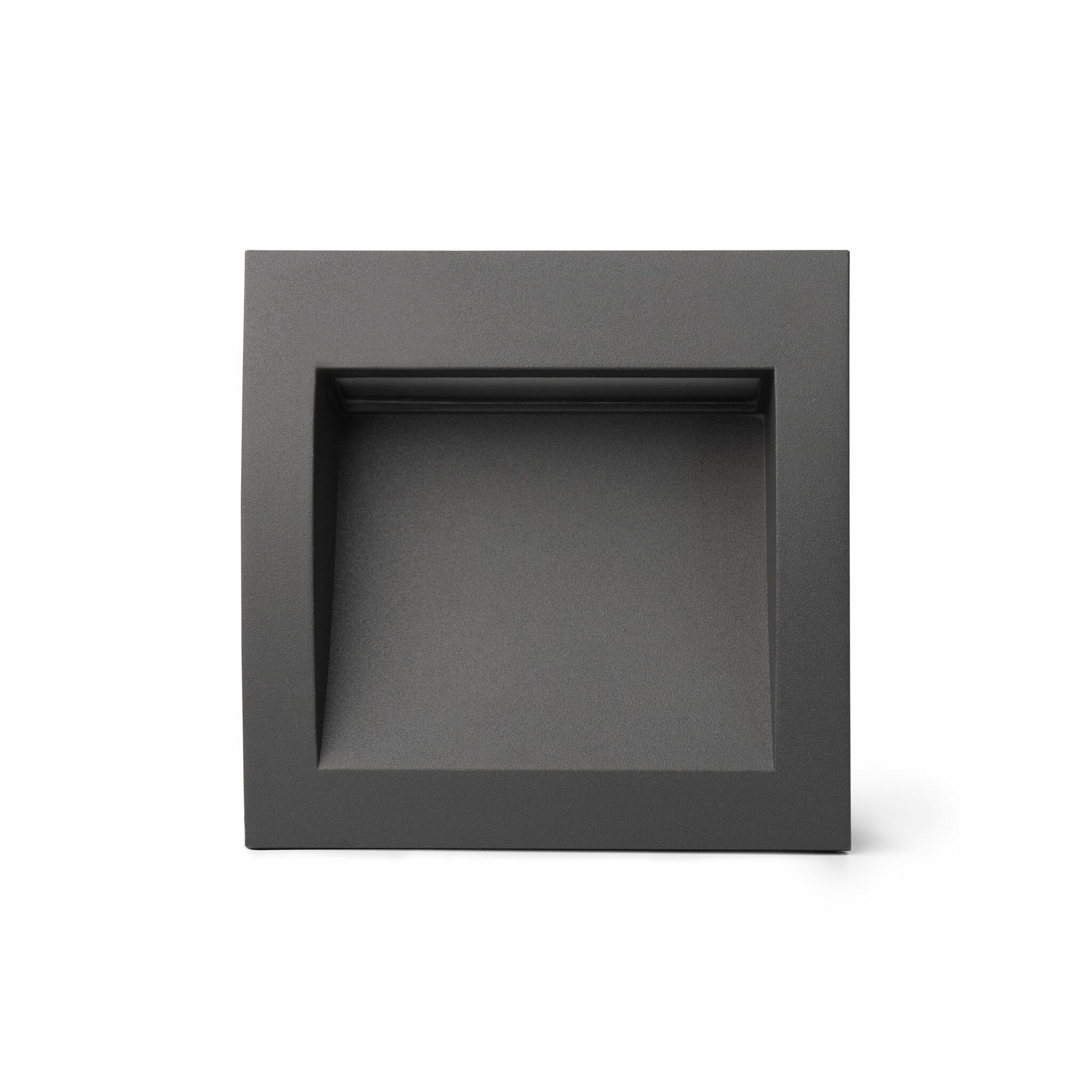 SEDNA SQ 140 Lámpara empotrable color gris oscuro