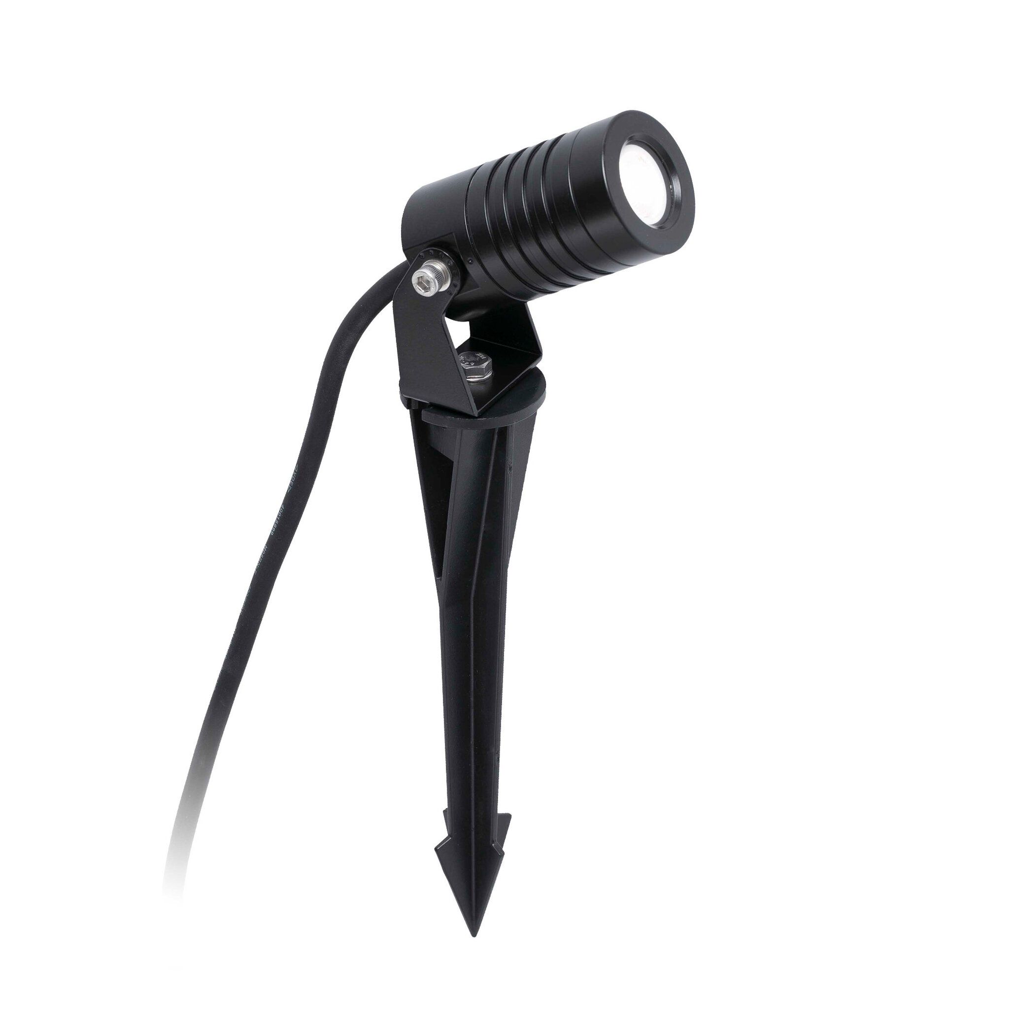 BALDER Proyector con estaca color negro