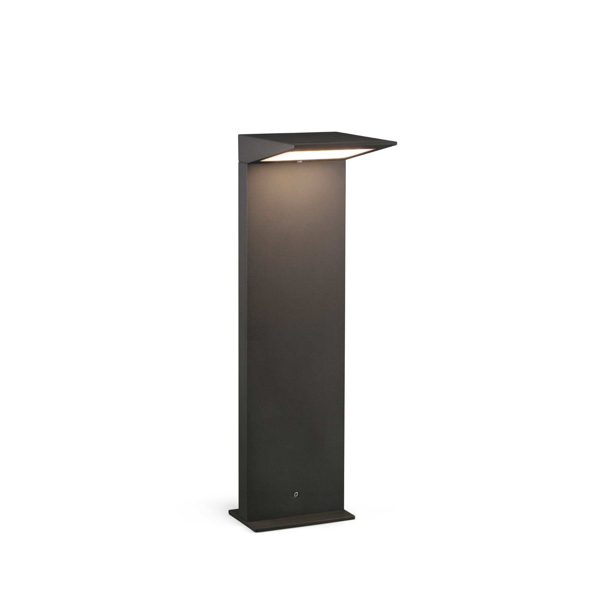 SOLEIL Baliza solar color gris oscuro