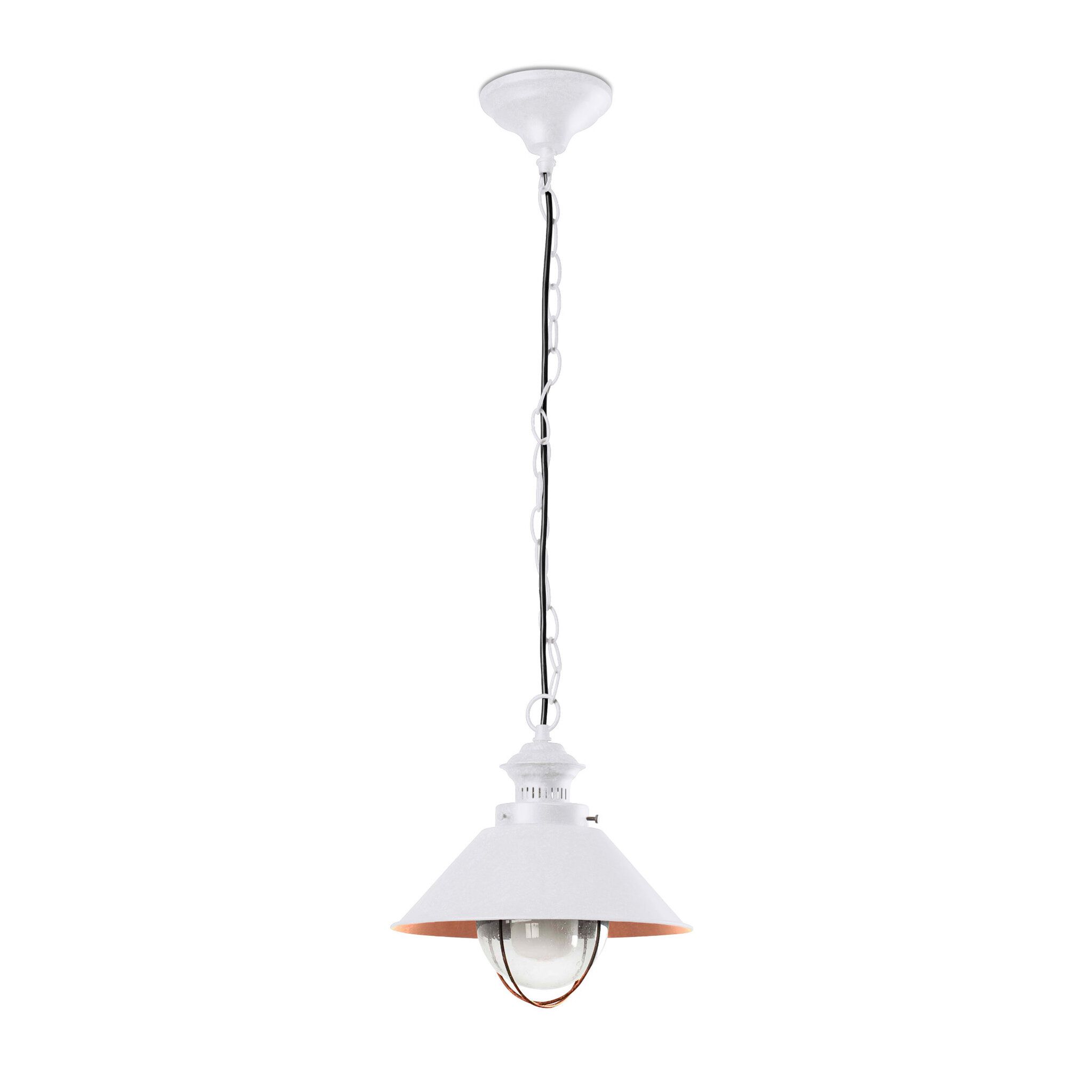 NÁUTICA 260 Lámpara colgante blanco y color cobre